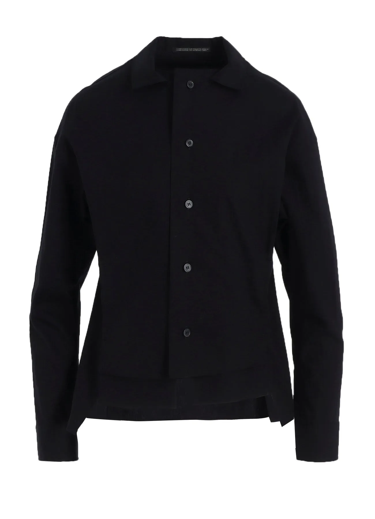 COTTON BROAD PANELED SHORT BLOUSE sold by Yohji Yamamoto product image thumbnail 2