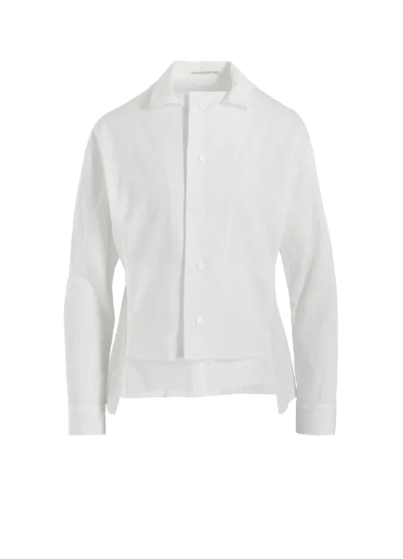 COTTON BROAD PANELED SHORT BLOUSE sold by Yohji Yamamoto