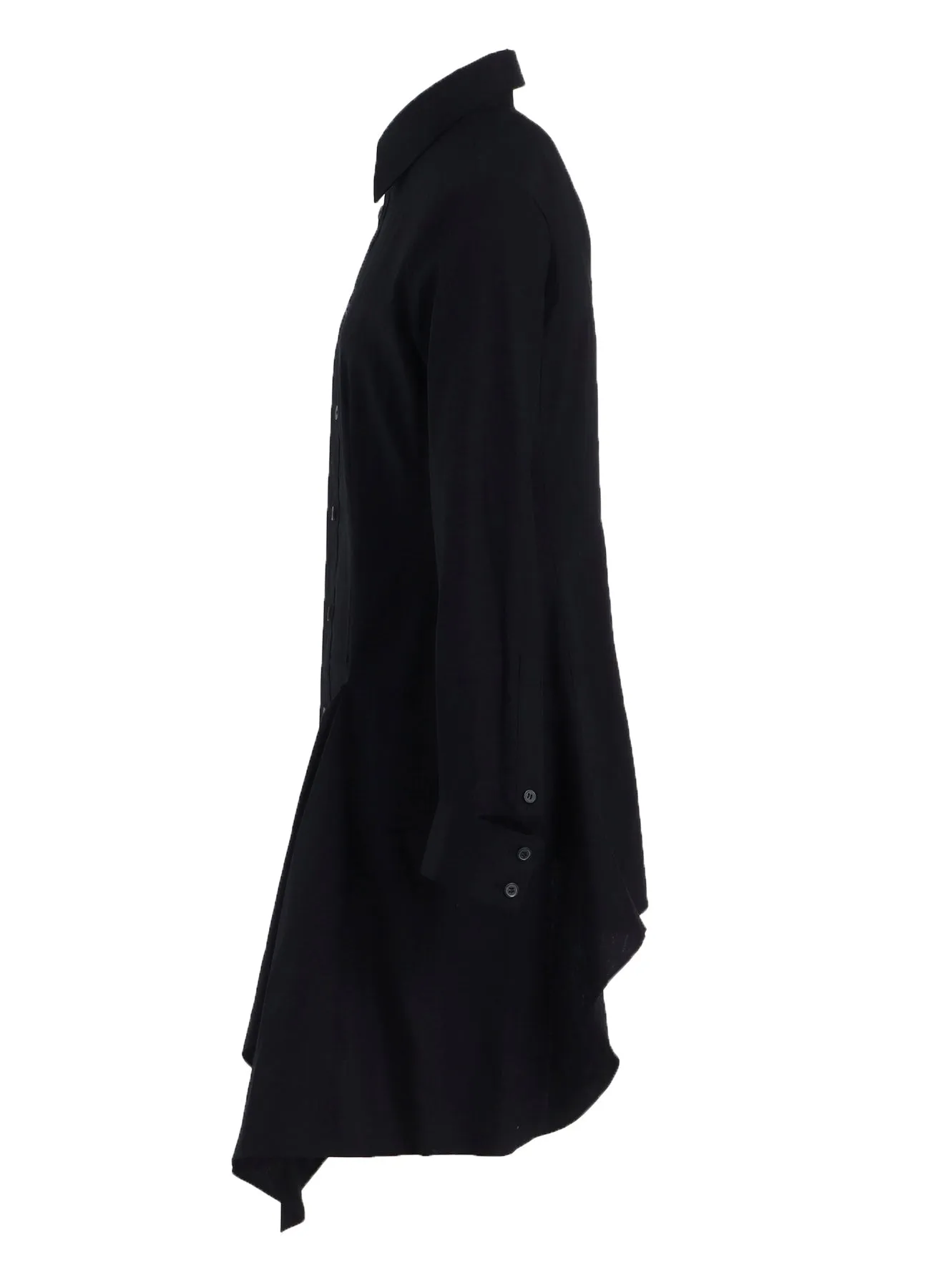 COTTON BROAD L DRAPED BLOUSE sold by Yohji Yamamoto product image thumbnail 3