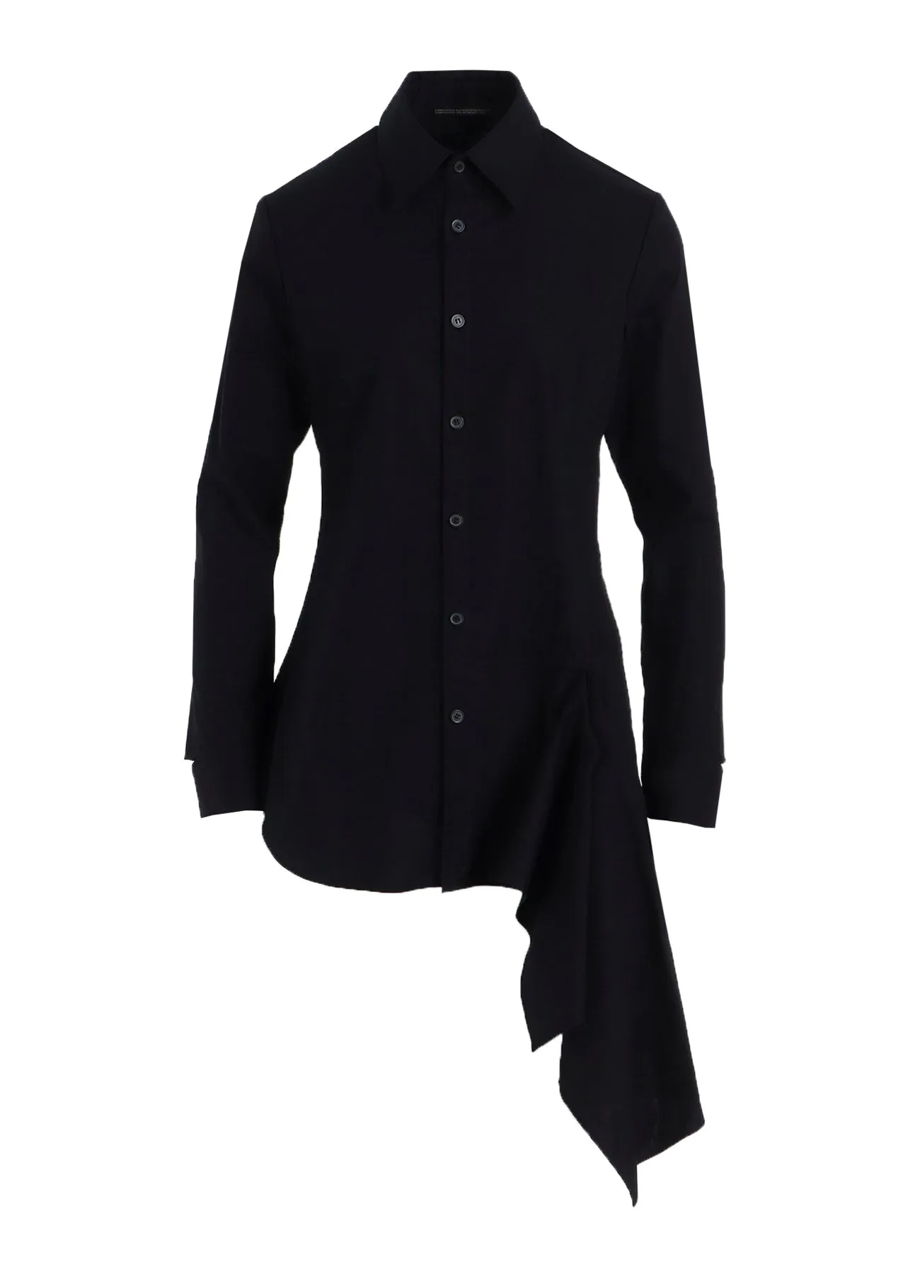 COTTON BROAD L DRAPED BLOUSE sold by Yohji Yamamoto product image thumbnail 2