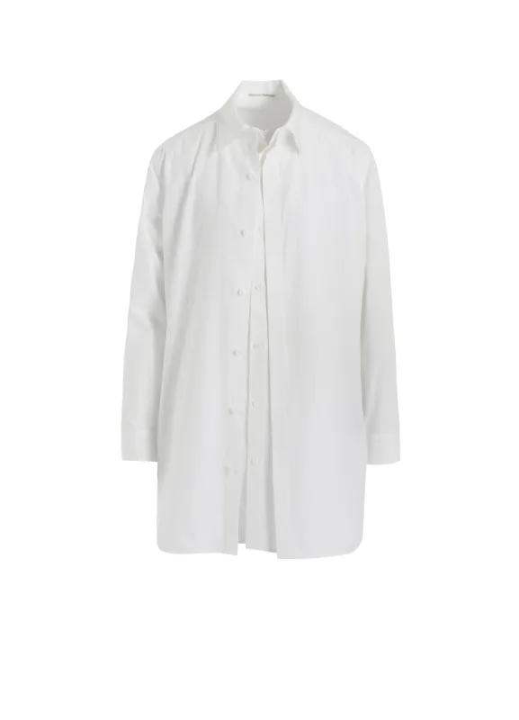 COTTON BROAD F DOUBLE LAYERED BLOUSE sold by Yohji Yamamoto