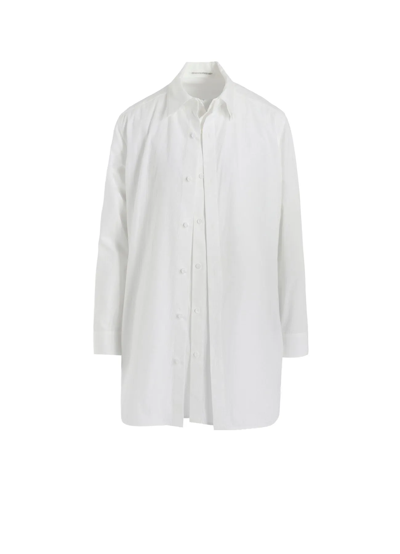 COTTON BROAD F DOUBLE LAYERED BLOUSE sold by Yohji Yamamoto