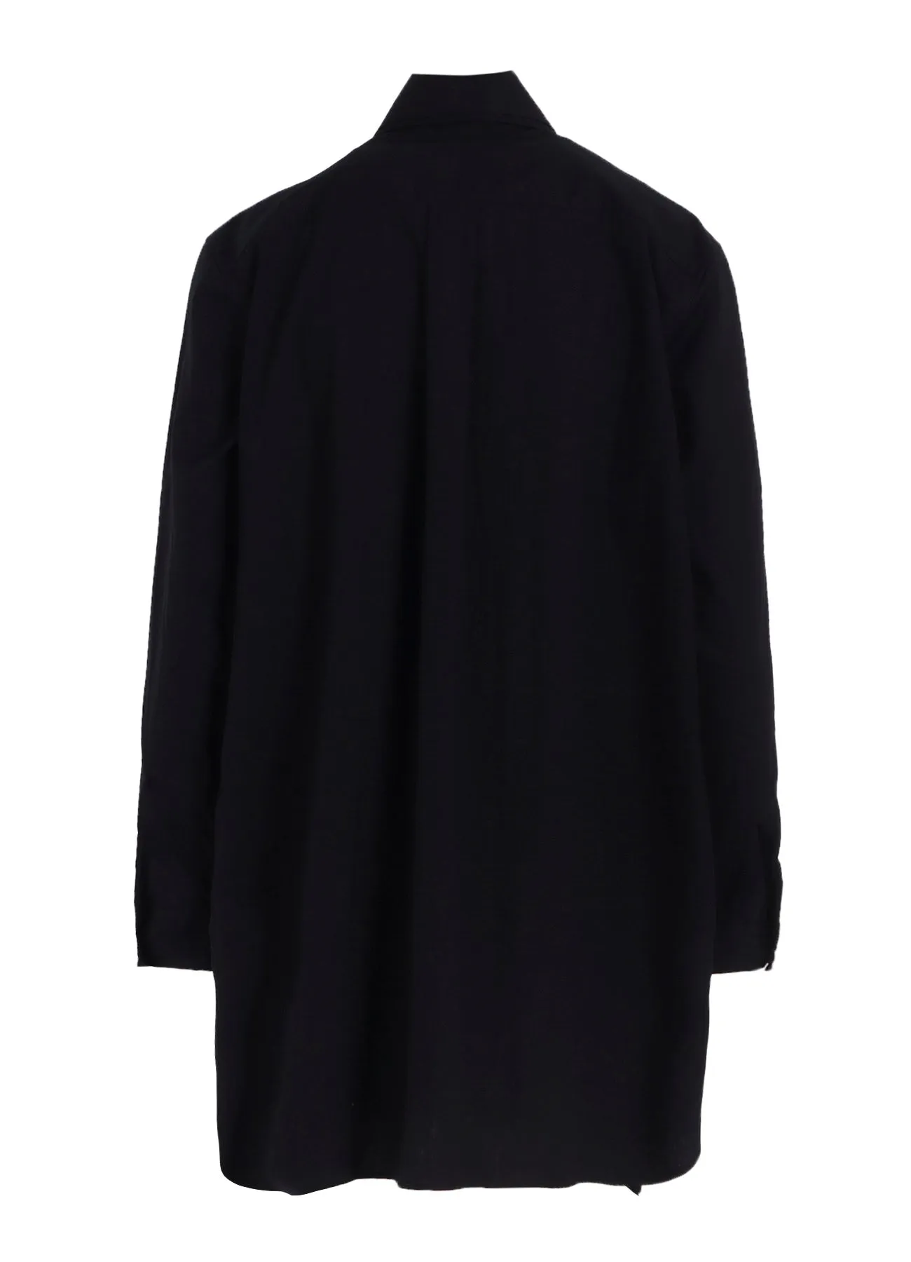 COTTON BROAD F DOUBLE LAYERED BLOUSE sold by Yohji Yamamoto product image thumbnail 4
