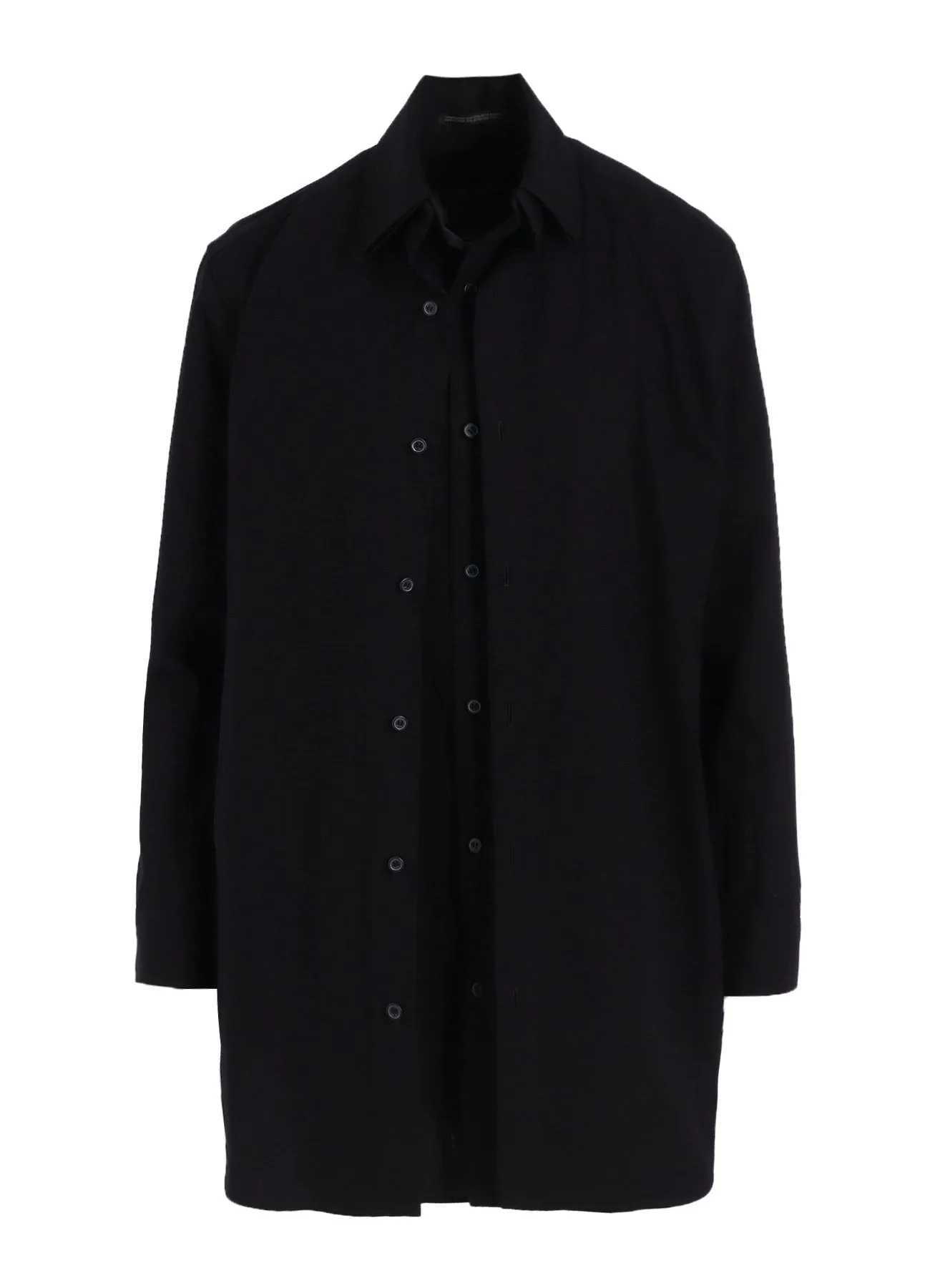 COTTON BROAD F DOUBLE LAYERED BLOUSE sold by Yohji Yamamoto product image thumbnail 2