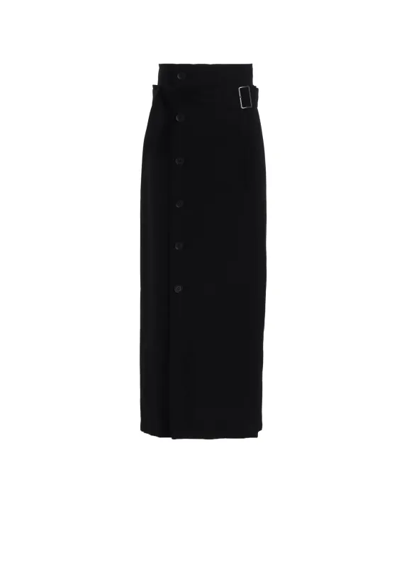 VISCOSE TWILL HIGH WAIST SKIRT sold by Yohji Yamamoto