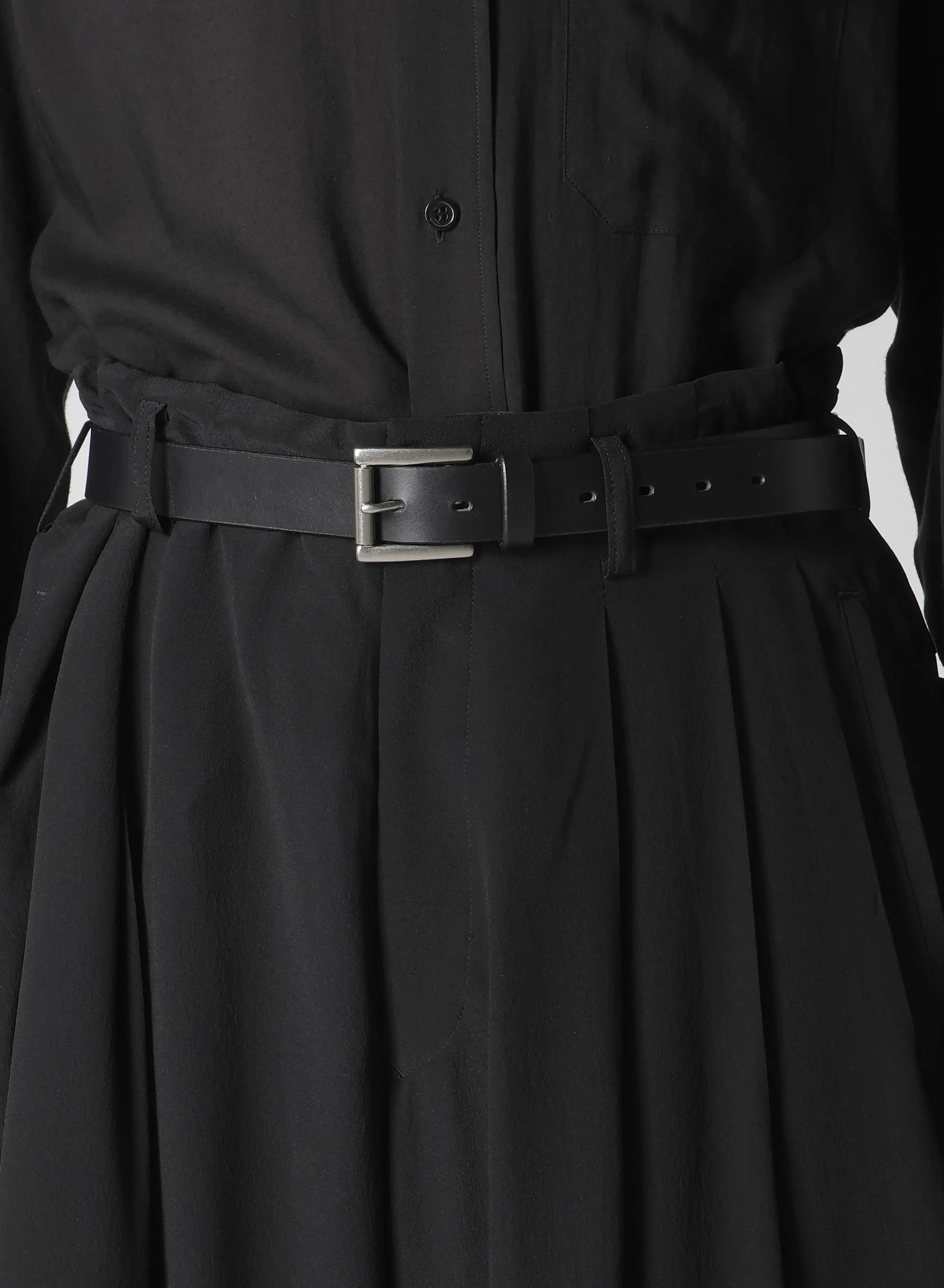 12M SILK DECINE UNBALANCED PANTS sold by Yohji Yamamoto product image thumbnail 3