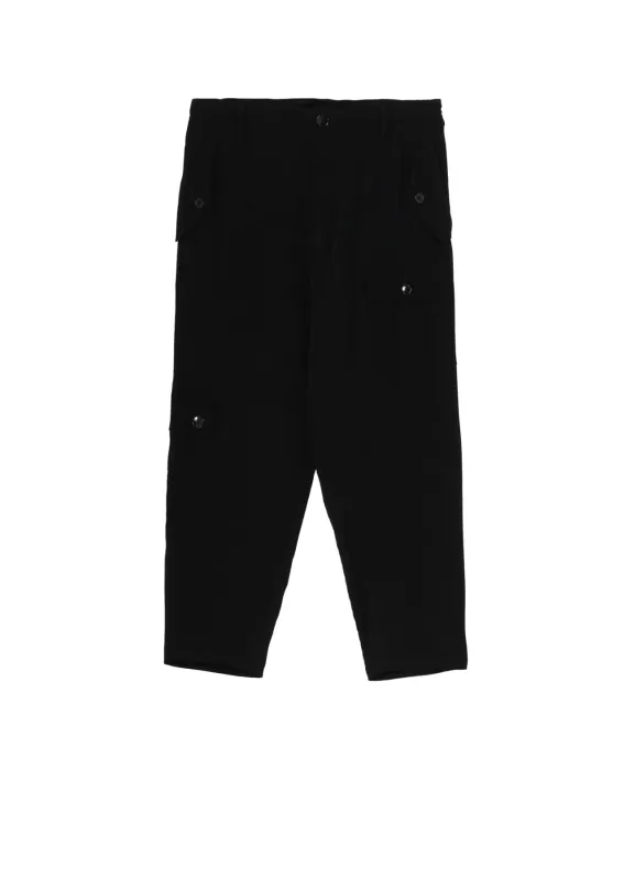 CREPE DE CHINE POCKET SLIM PANTS made by Yohji Yamamoto
