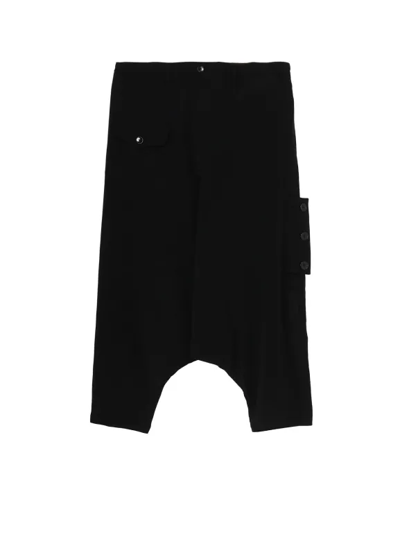 CREPE DE CHINE POCKET SAROUEL PANTS sold by Yohji Yamamoto