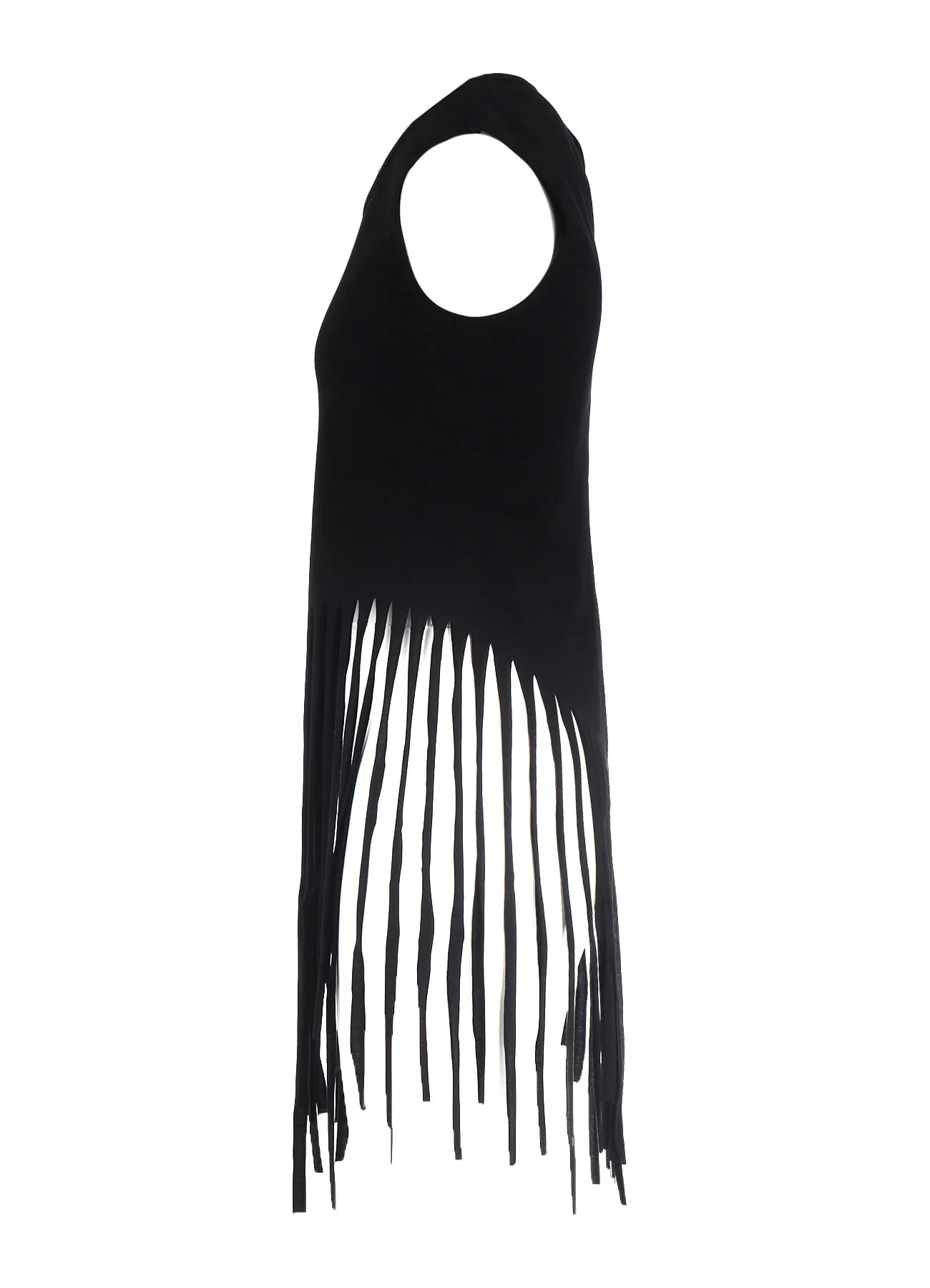 FRINGE PLAIN STITCH HEM FRINGE TANK TOP sold by Yohji Yamamoto product image thumbnail 3