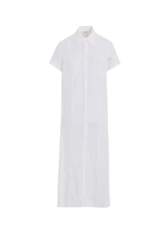 SOFT LAWN HALF SLEEVE SLIT DRESS sold by Yohji Yamamoto