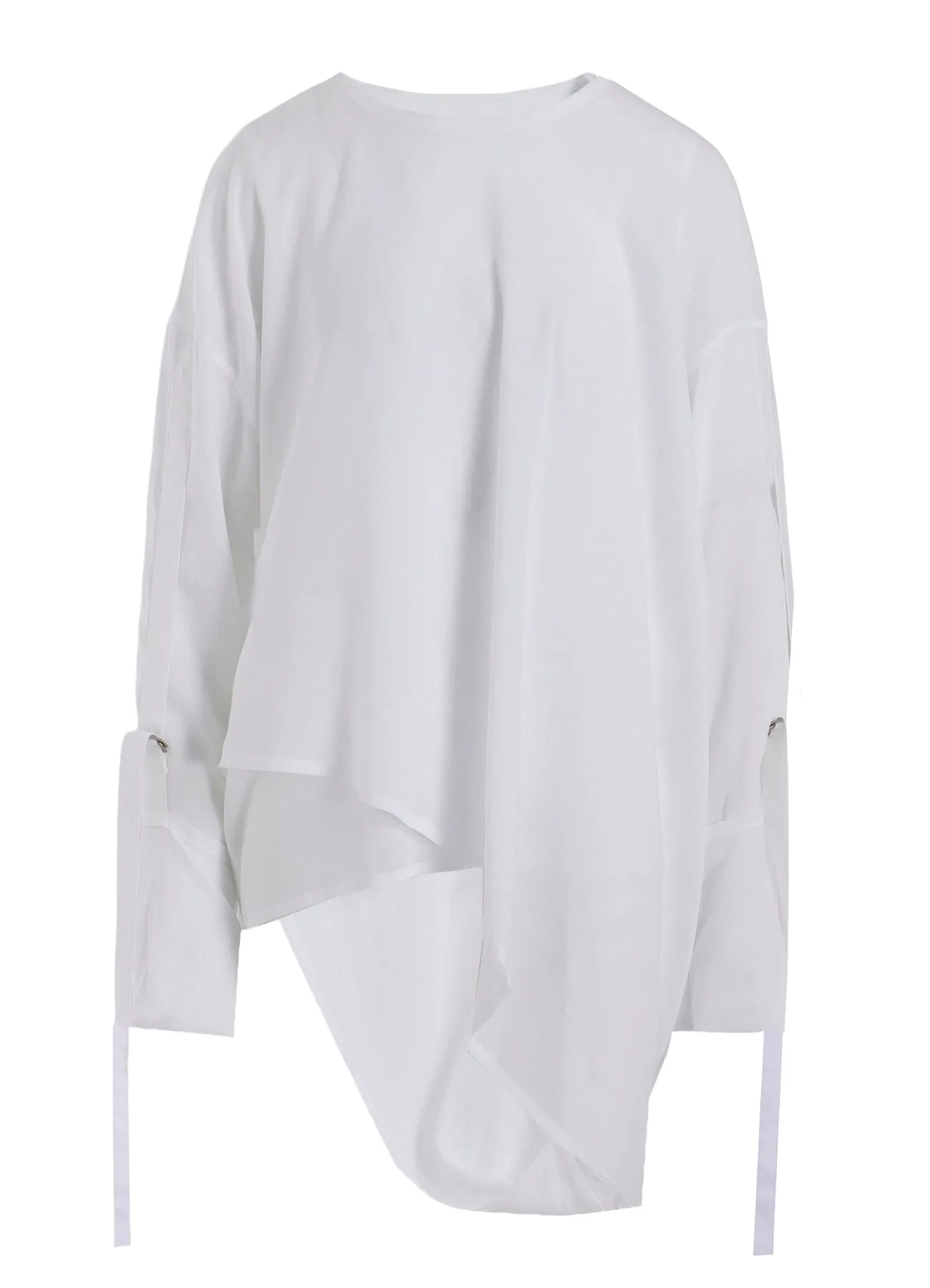 SOFT LAWN BLOUSE WITH D-RINGS sold by Yohji Yamamoto product image thumbnail 2