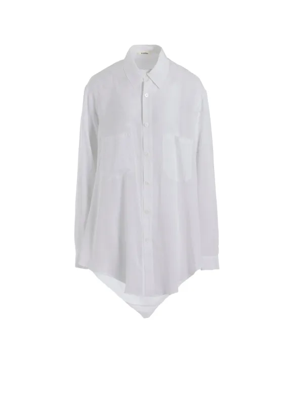 SOFT LAWN HEM PUFF SHIRT sold by Yohji Yamamoto