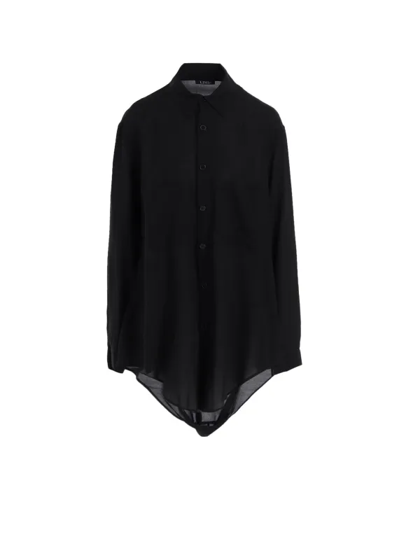 SOFT LAWN HEM PUFF SHIRT sold by Yohji Yamamoto