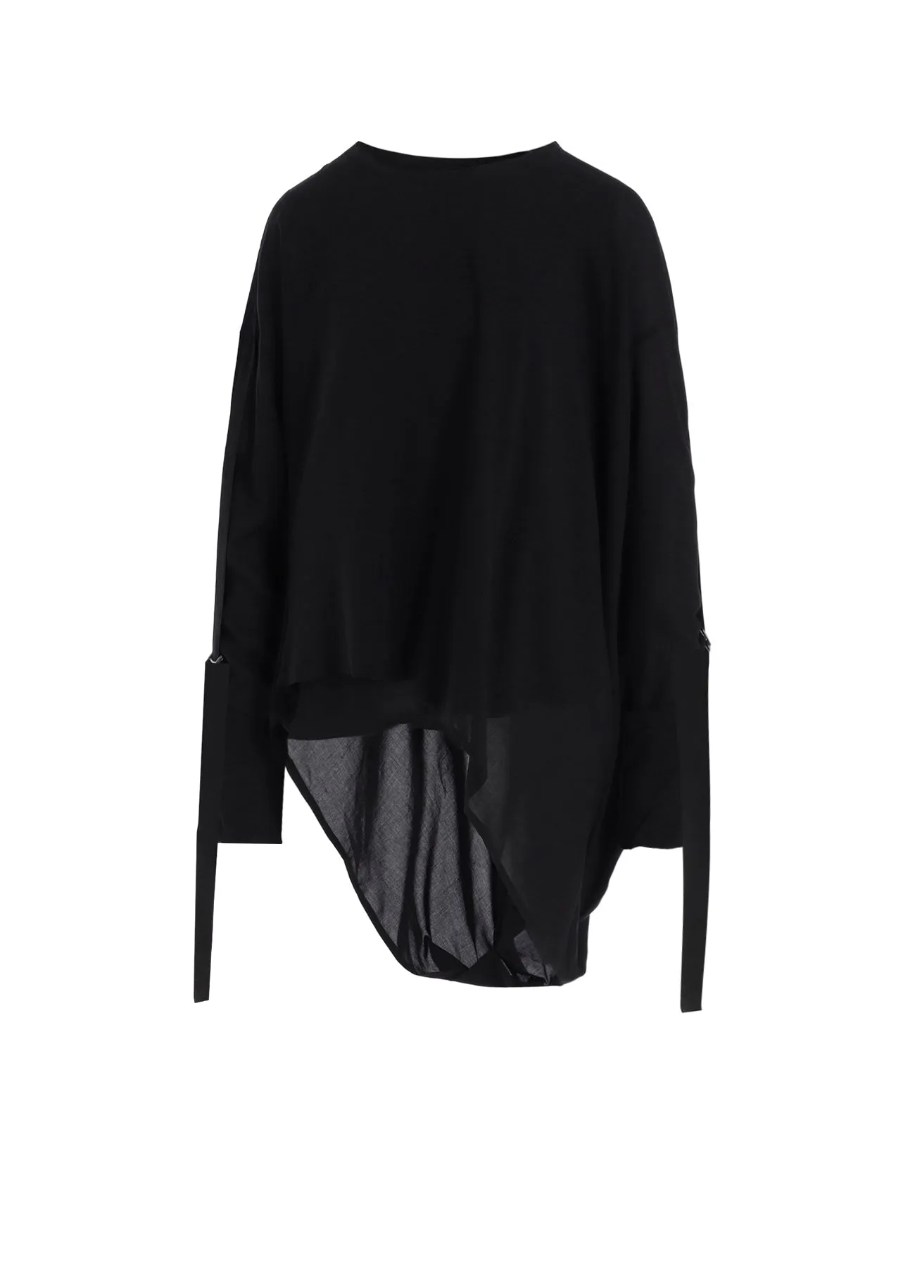 SOFT LAWN BLOUSE WITH D-RINGS sold by Yohji Yamamoto