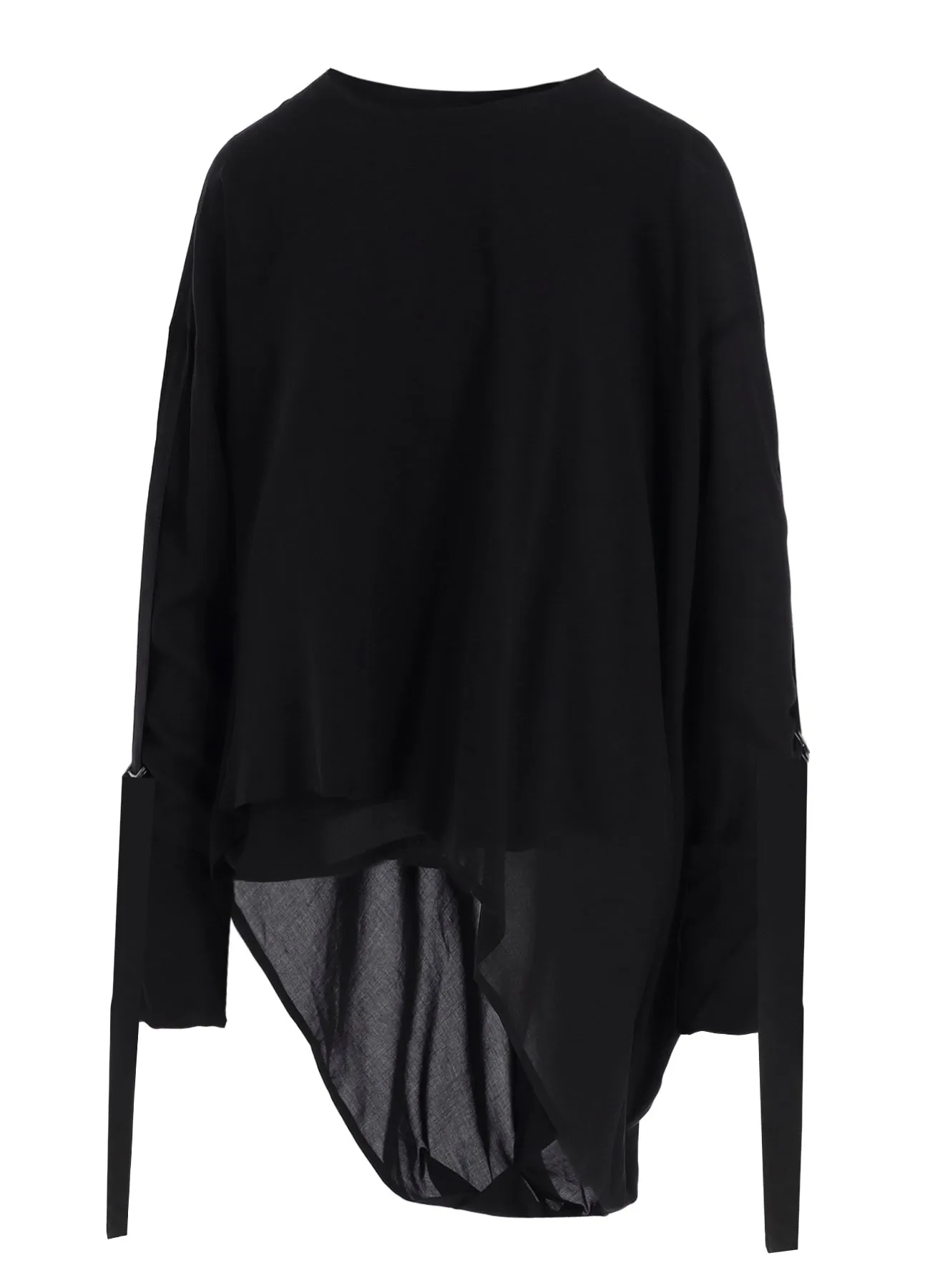 SOFT LAWN BLOUSE WITH D-RINGS sold by Yohji Yamamoto product image thumbnail 2