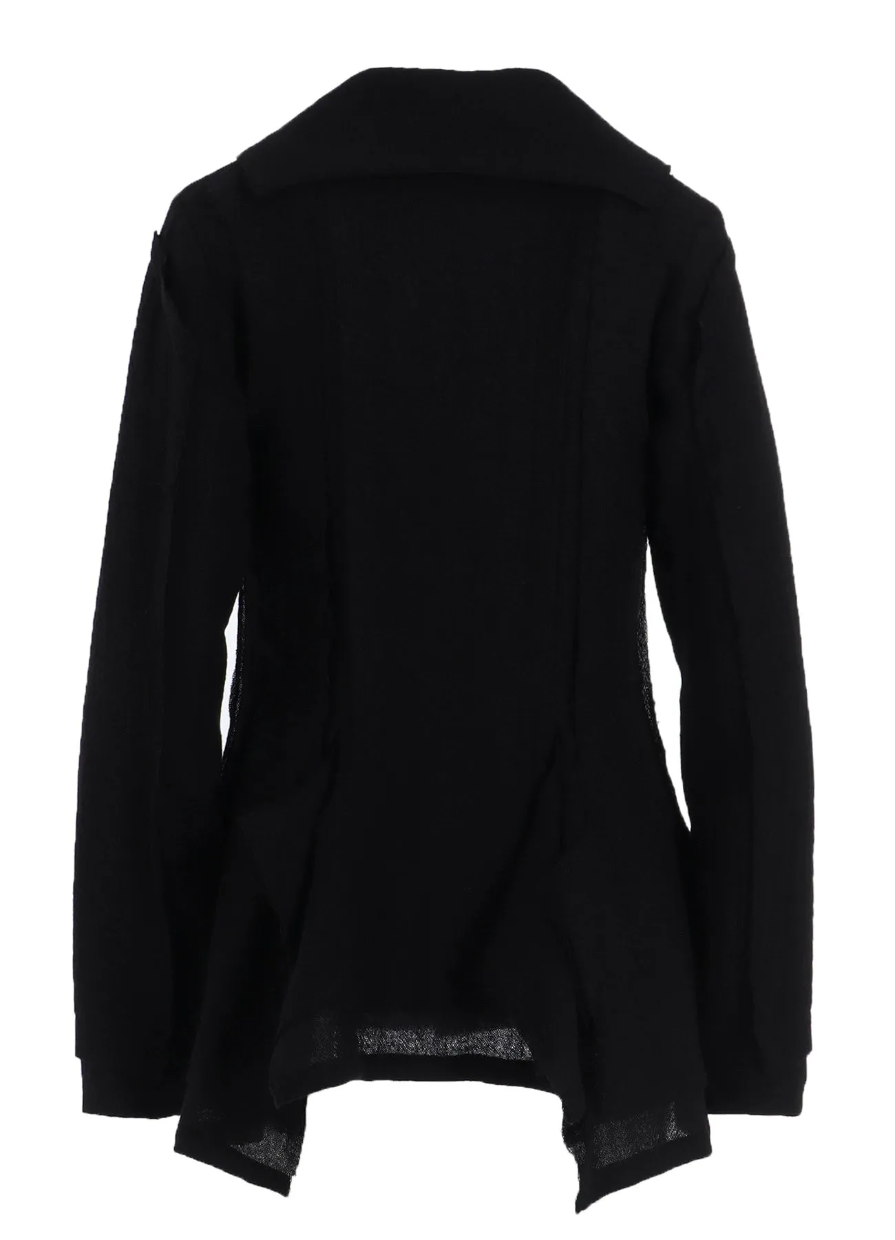 WOOL GAUZE LAYERED JACKET sold by Yohji Yamamoto product image thumbnail 3