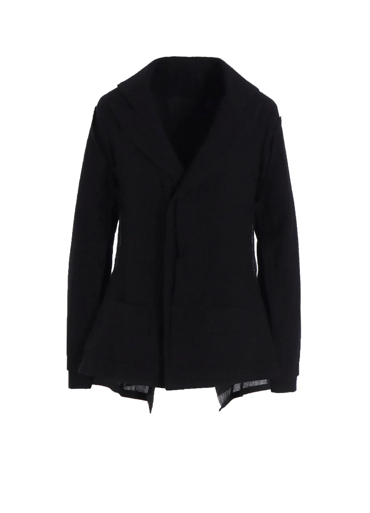 WOOL GAUZE LAYERED JACKET sold by Yohji Yamamoto