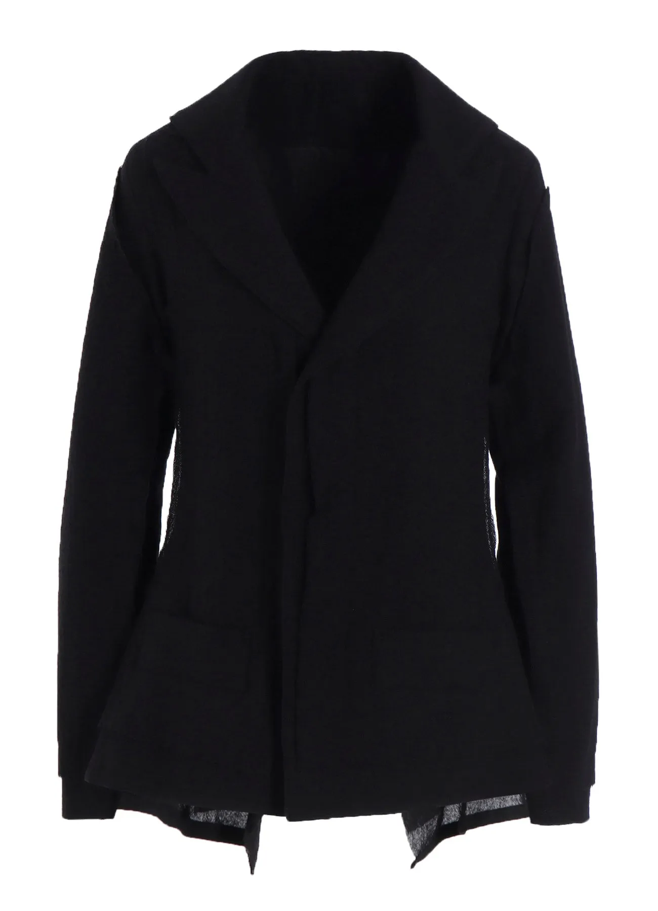 WOOL GAUZE LAYERED JACKET sold by Yohji Yamamoto product image thumbnail 2