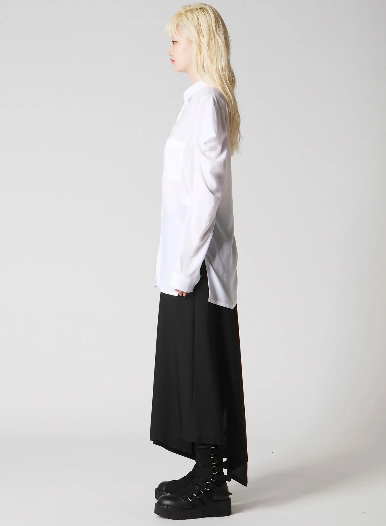 SOFT LAWN SHOULDER PUFF SHIRT sold by Yohji Yamamoto product image thumbnail 5