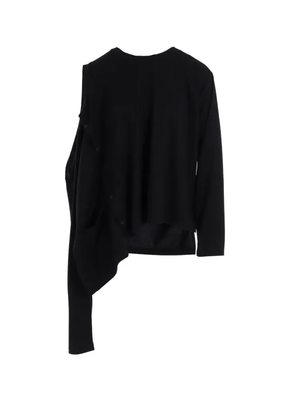 PLAIN STITCH 2WAY LONG SLEEVE T-SHIRT sold by Yohji Yamamoto