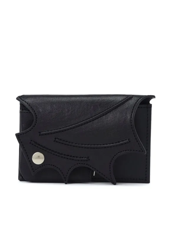 TANNED LEATHER BAT DESIGNED WALLET sold by Yohji Yamamoto