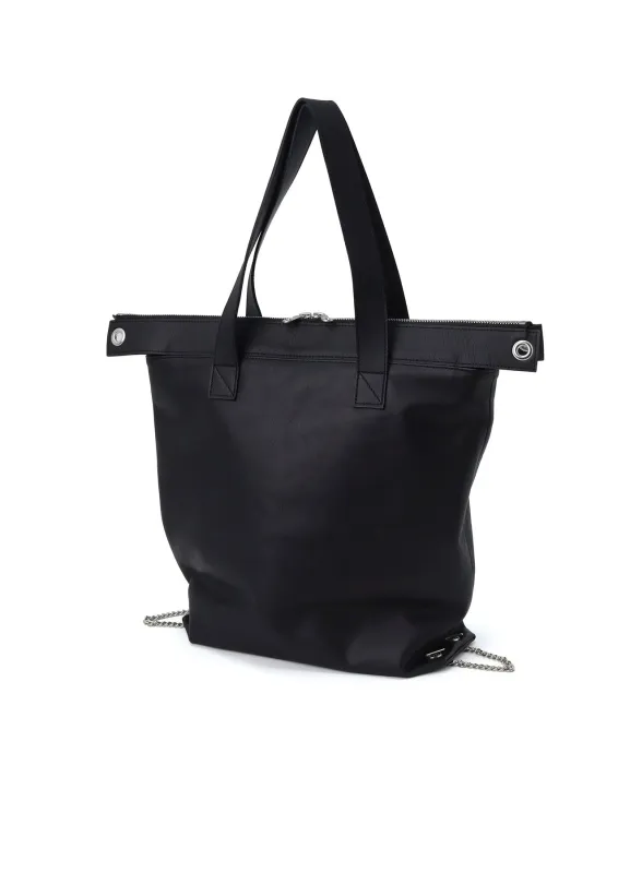 GLOBE LEATHER FOLDABLE BAG sold by Yohji Yamamoto