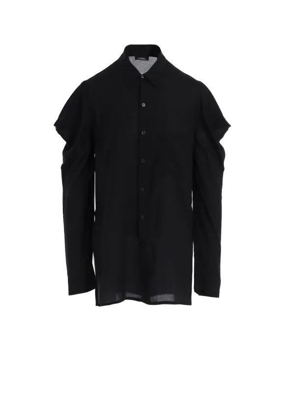SOFT LAWN SHOULDER PUFF SHIRT sold by Yohji Yamamoto