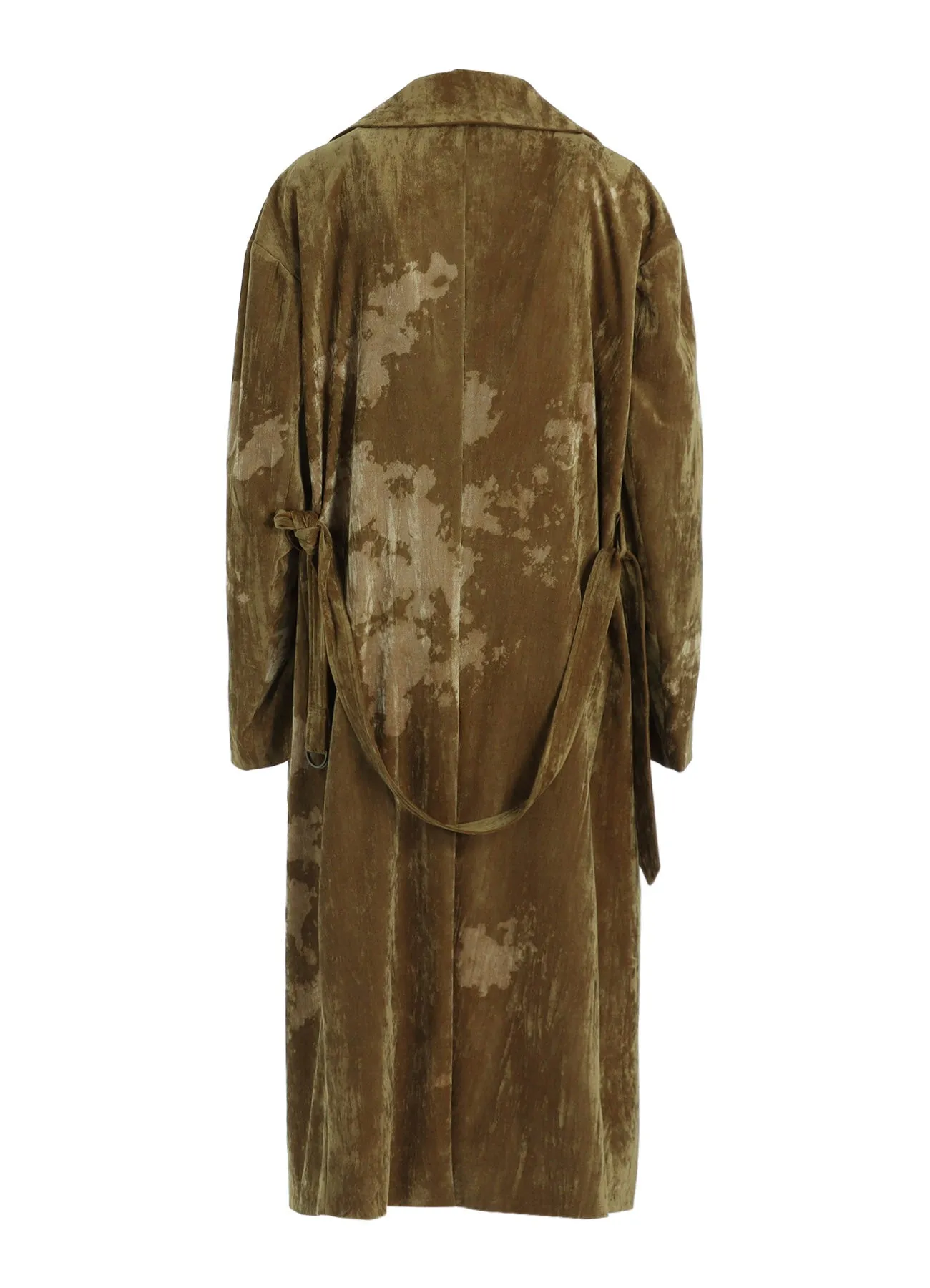 DISCHARGE-PRINTED VELVET BIG JACKET sold by Yohji Yamamoto product image thumbnail 3