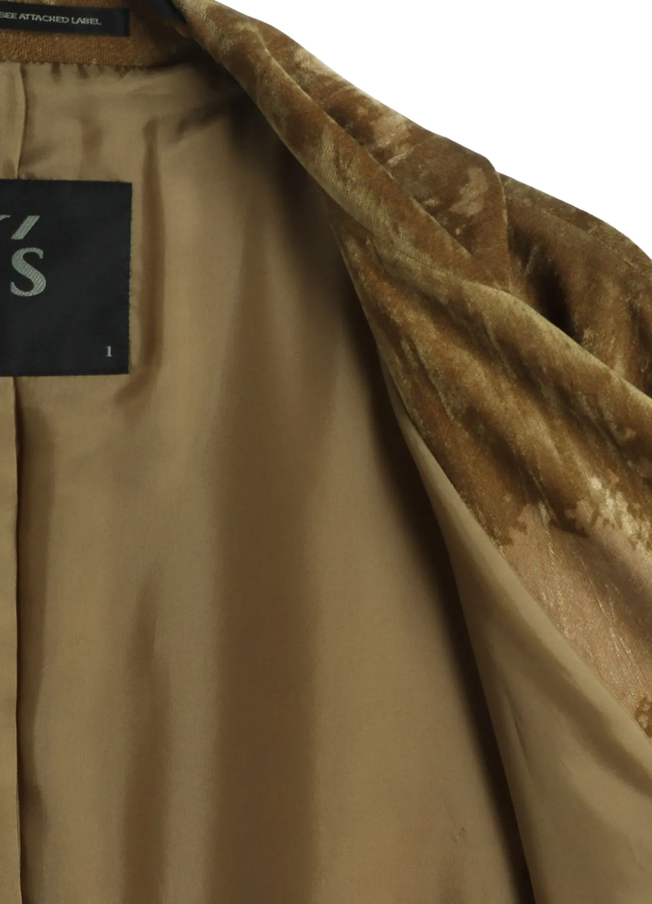 DISCHARGE-PRINTED VELVET BIG JACKET sold by Yohji Yamamoto product image thumbnail 4