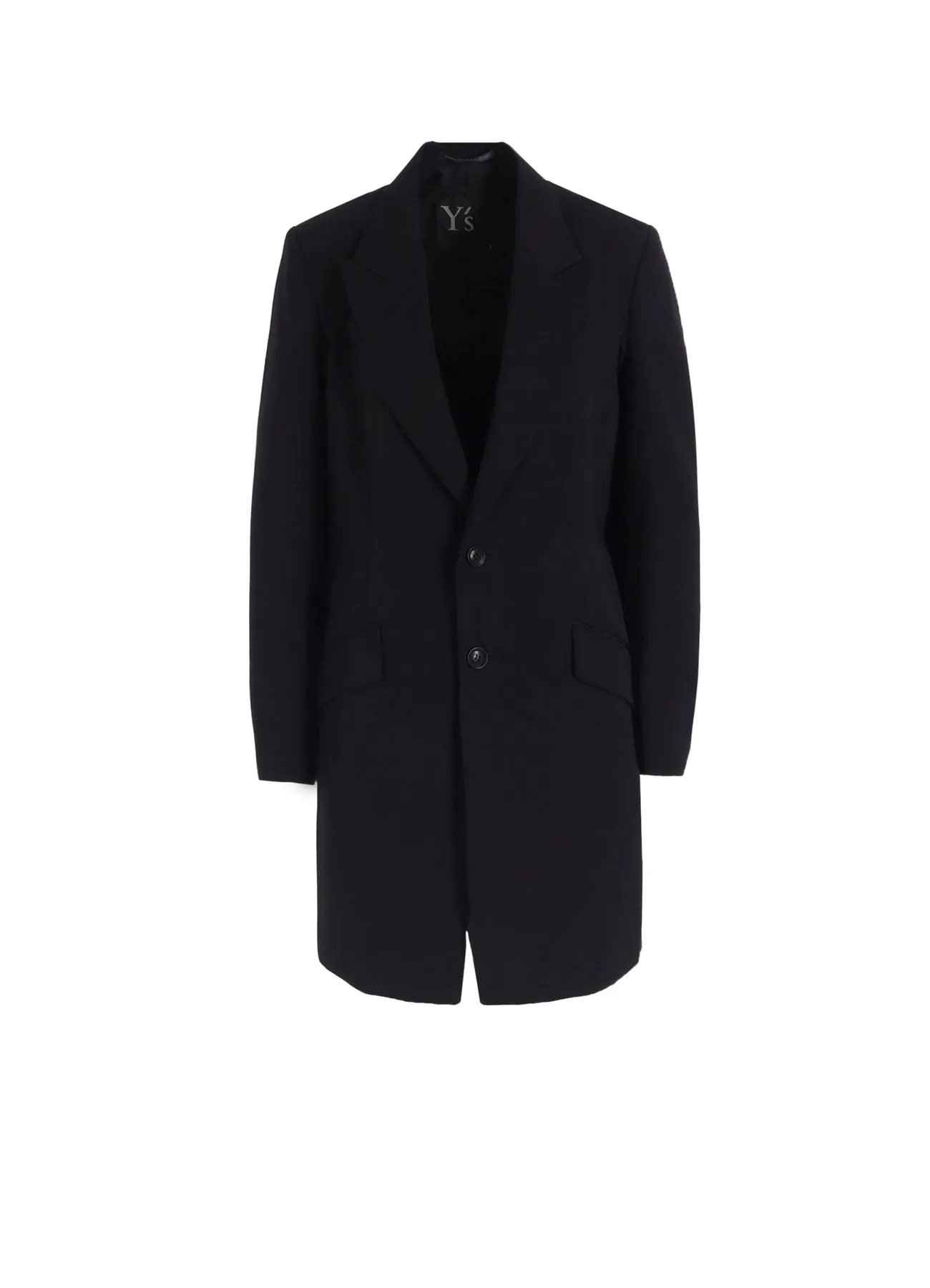 WOOL GABARDINE PEAKED LAPEL JACKET sold by Yohji Yamamoto