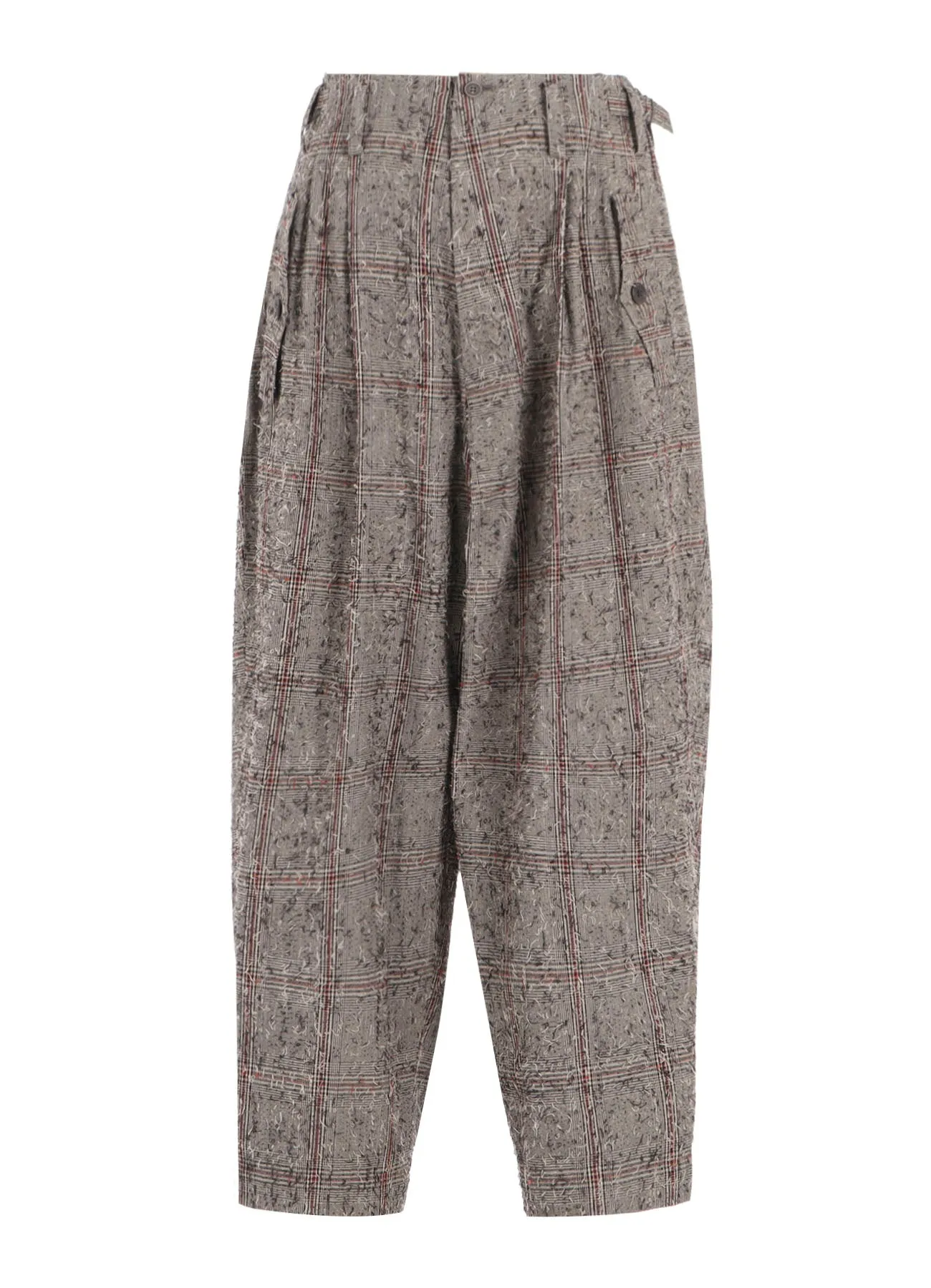 NEEDLE-PUNCHED DOUBLE TUCK WIDE PANTS sold by Yohji Yamamoto product image thumbnail 2