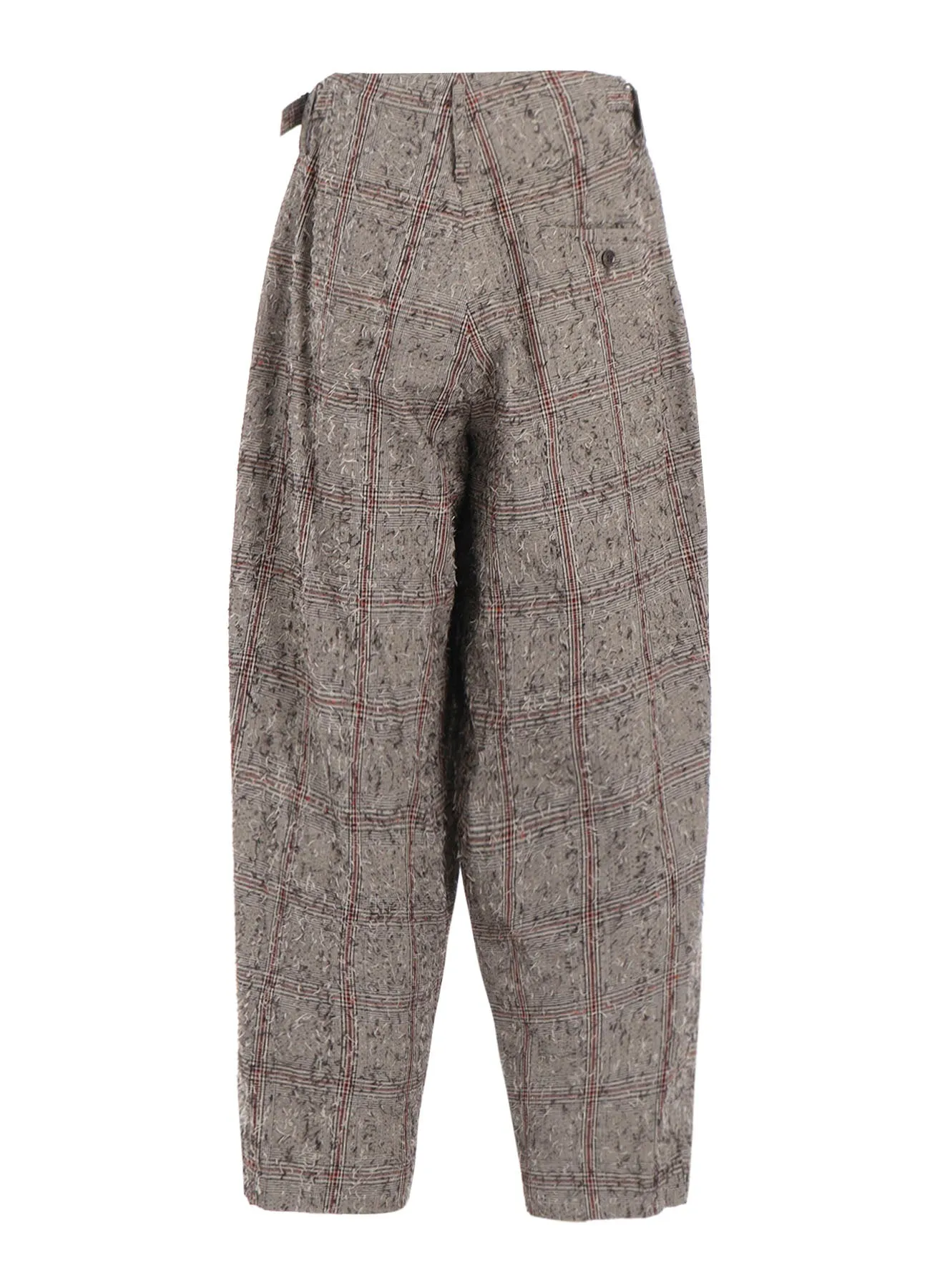 NEEDLE-PUNCHED DOUBLE TUCK WIDE PANTS sold by Yohji Yamamoto product image thumbnail 3