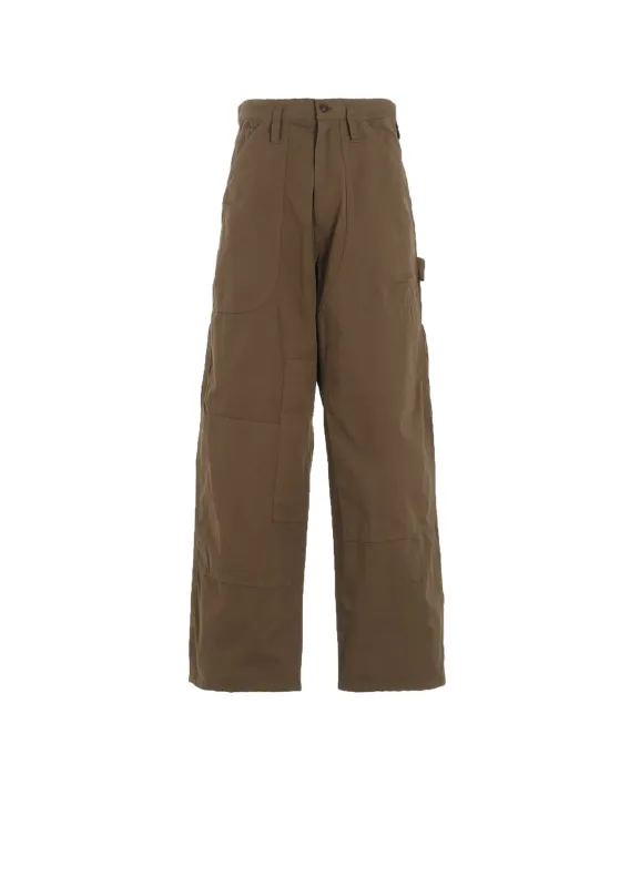 COTTON TWILL GARMENT DYE WORK PANTS sold by Yohji Yamamoto