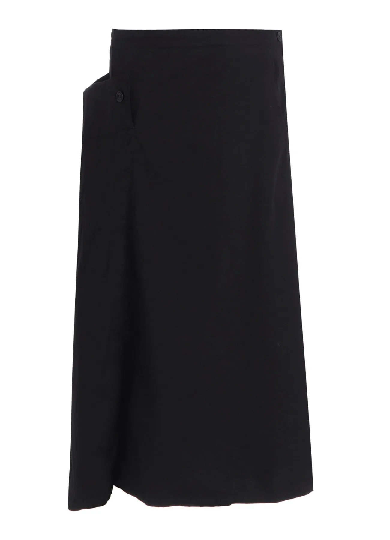 COTTON TWILL GARMENT DYE RIGHT BIG BELT SKIRT sold by Yohji Yamamoto product image thumbnail 2