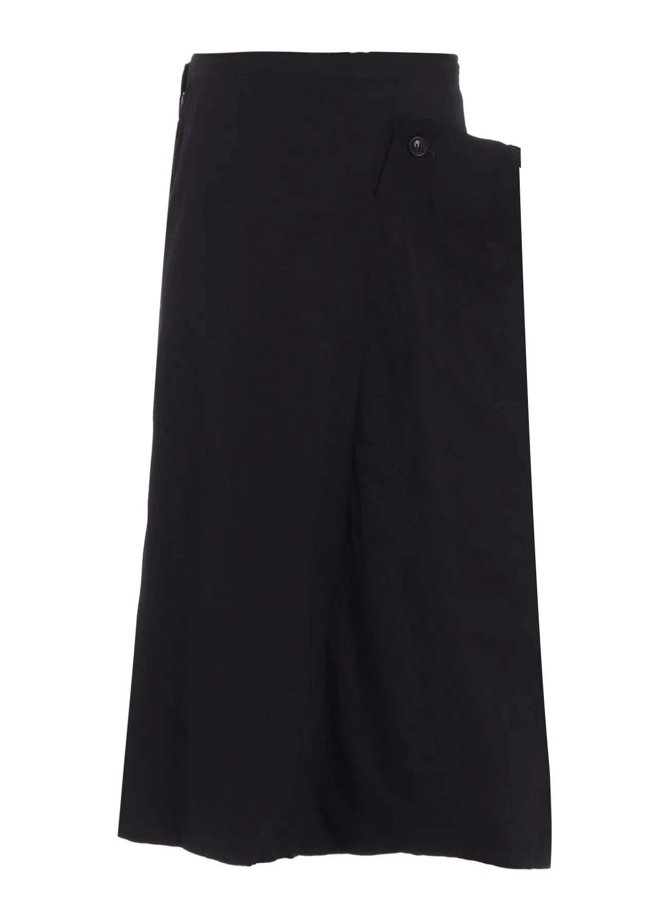 COTTON TWILL GARMENT DYE RIGHT BIG BELT SKIRT sold by Yohji Yamamoto product image thumbnail 3