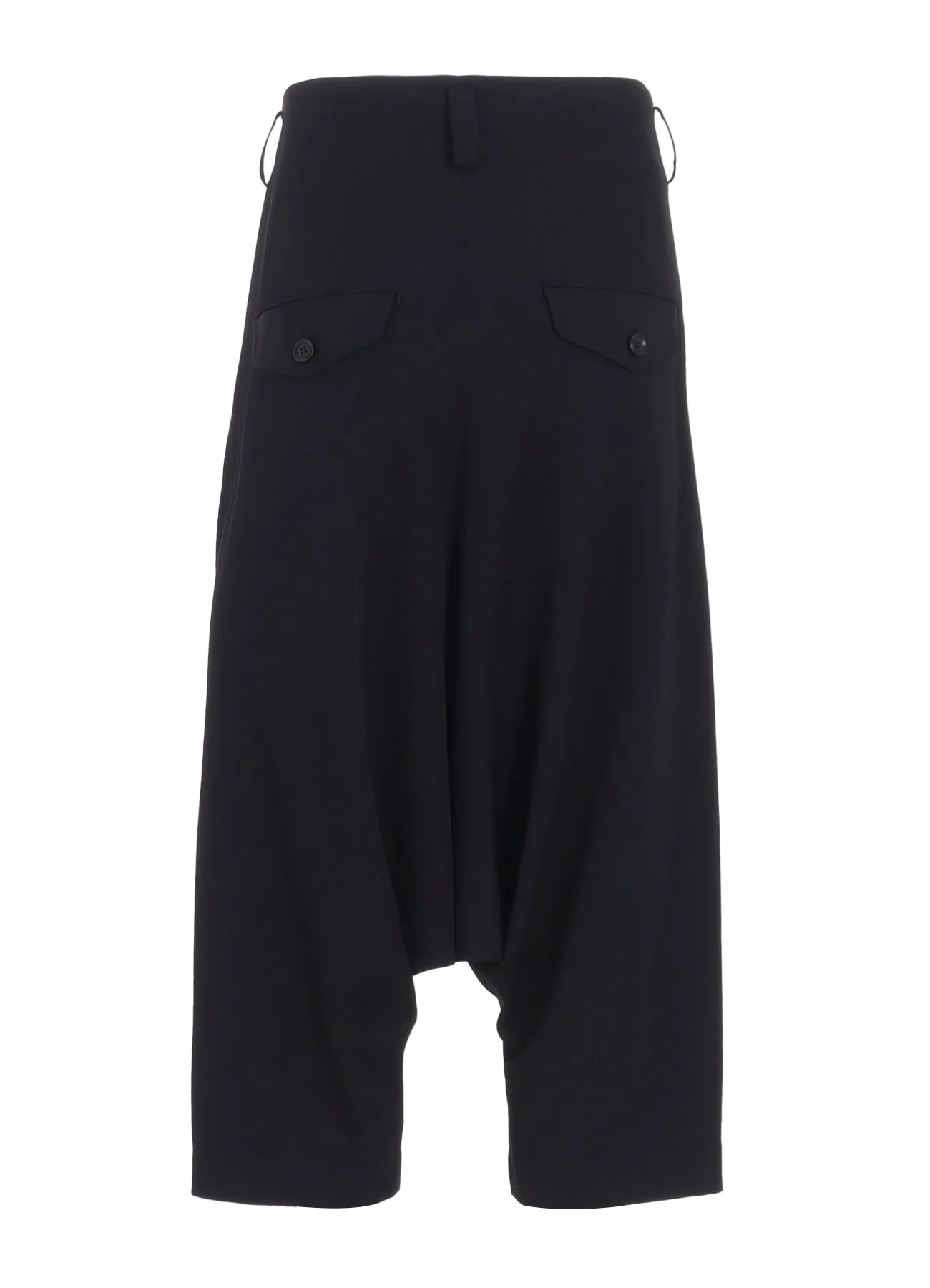 WOOL GABARDINE 2TUCK SAROUEL PANTS sold by Yohji Yamamoto product image thumbnail 3