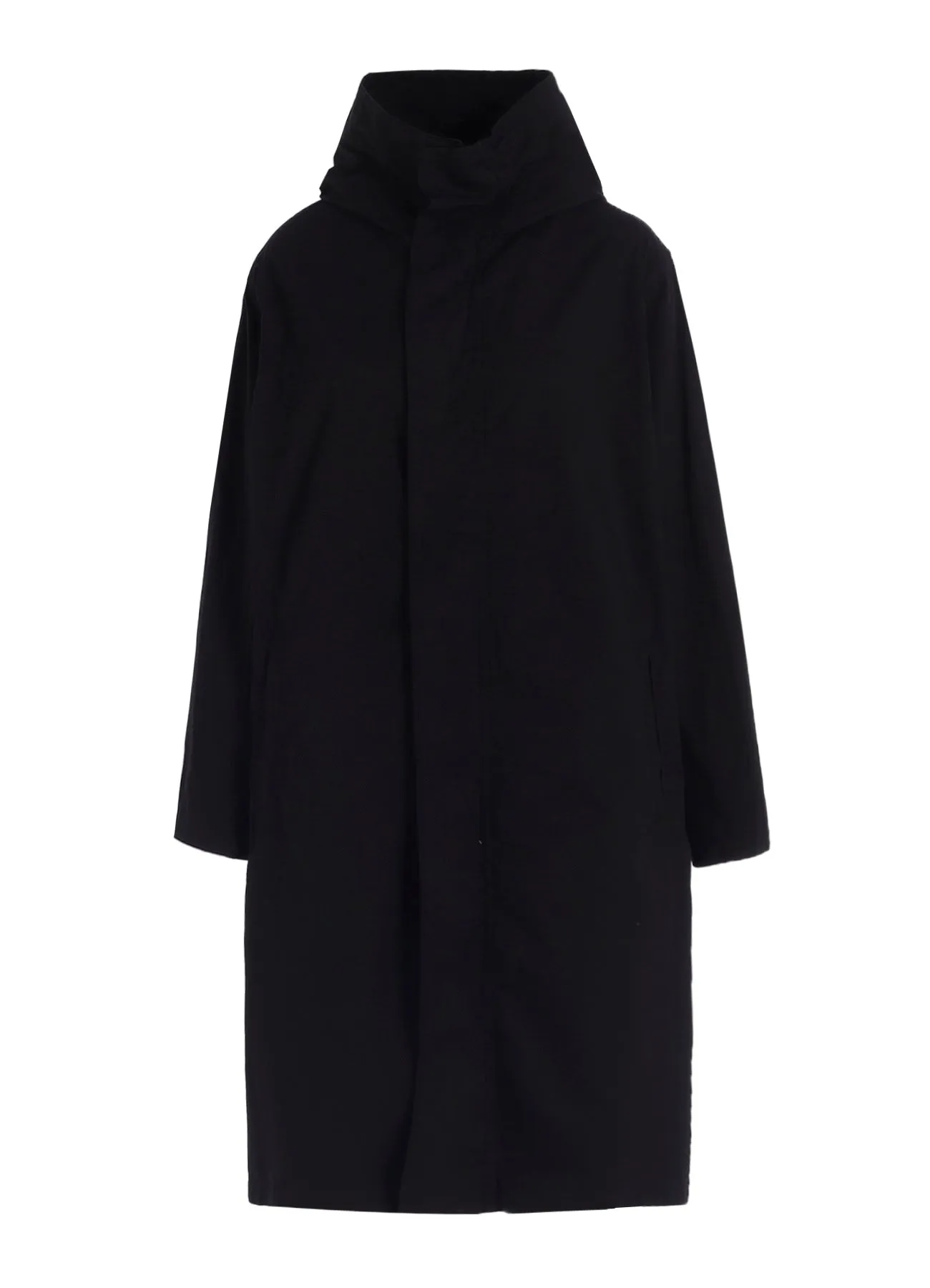 COTTON TWILL GARMENT DYE HOODIE COAT sold by Yohji Yamamoto product image thumbnail 2