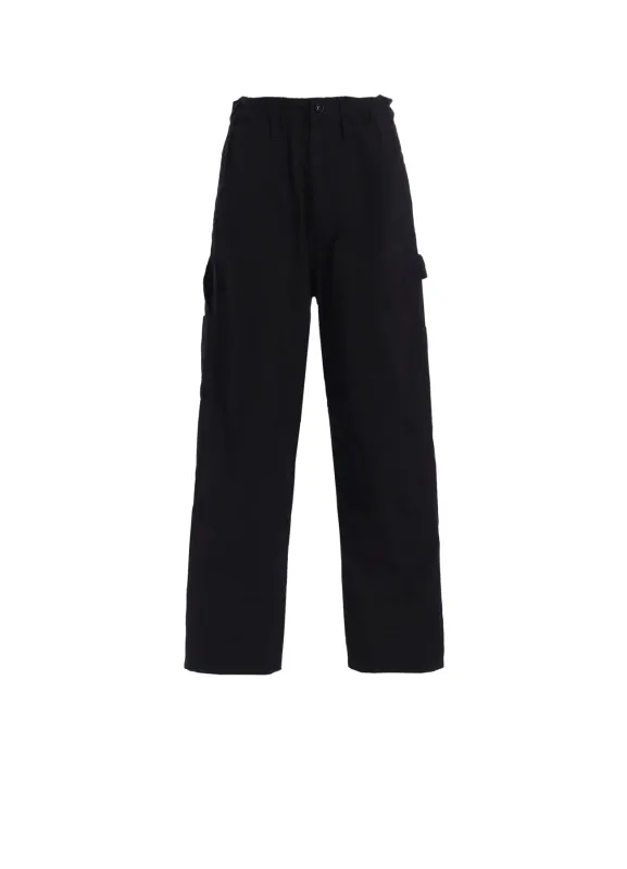 COTTON TWILL GARMENT DYE WORK PANTS sold by Yohji Yamamoto