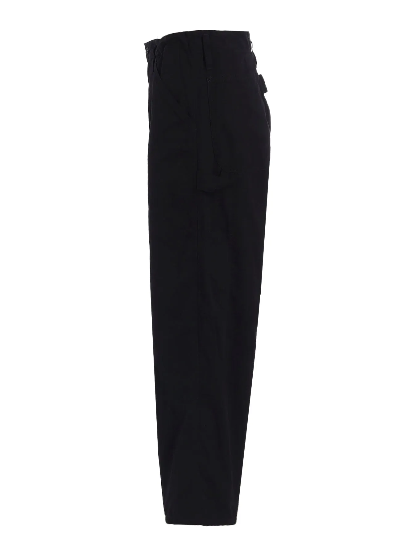 COTTON TWILL GARMENT DYE WORK PANTS sold by Yohji Yamamoto product image thumbnail 3