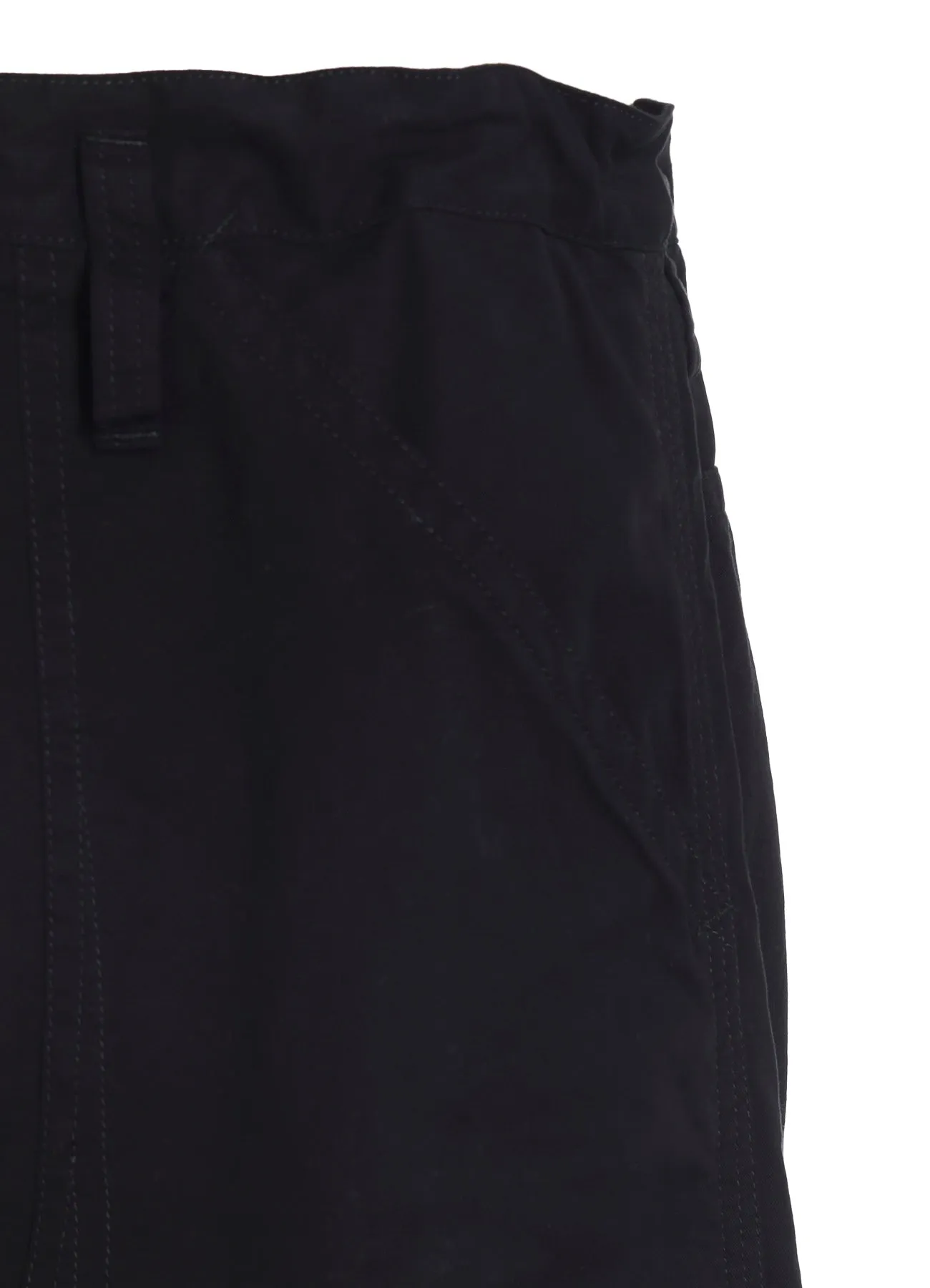 COTTON TWILL GARMENT DYE WORK PANTS sold by Yohji Yamamoto product image thumbnail 5