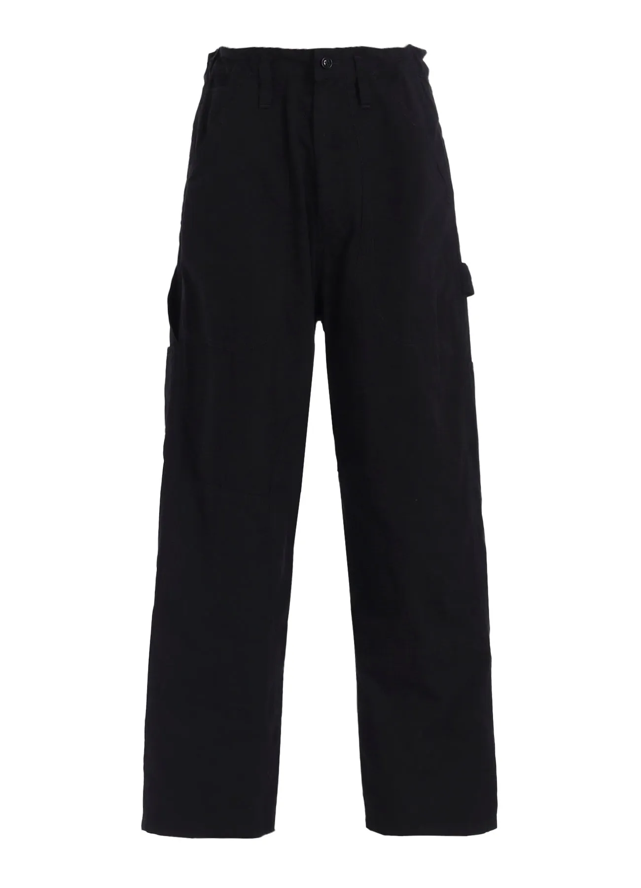 COTTON TWILL GARMENT DYE WORK PANTS sold by Yohji Yamamoto product image thumbnail 2