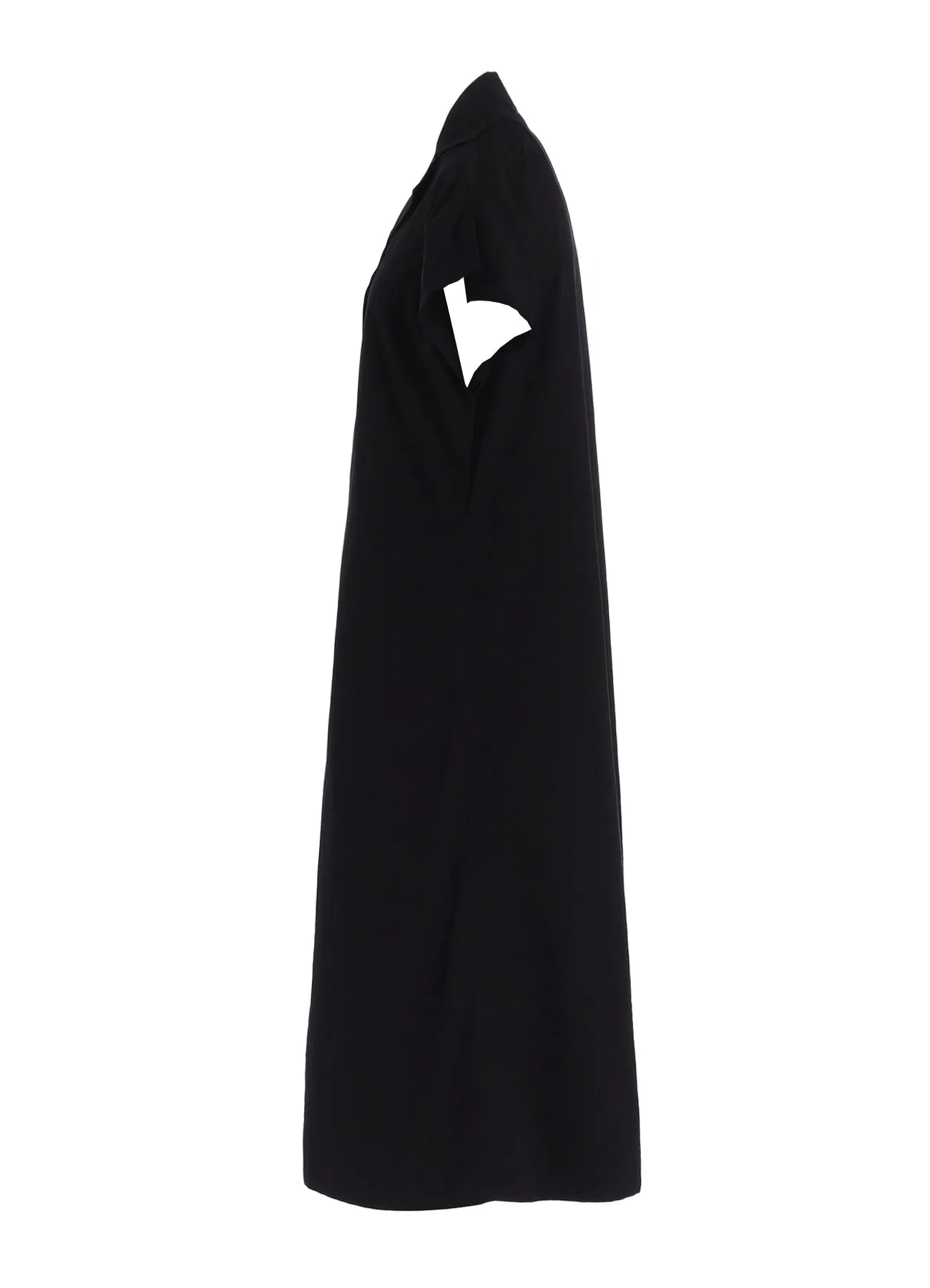 COTTON TWILL GARMENT DYE FRENCH SLEEVE DRESS sold by Yohji Yamamoto product image thumbnail 3