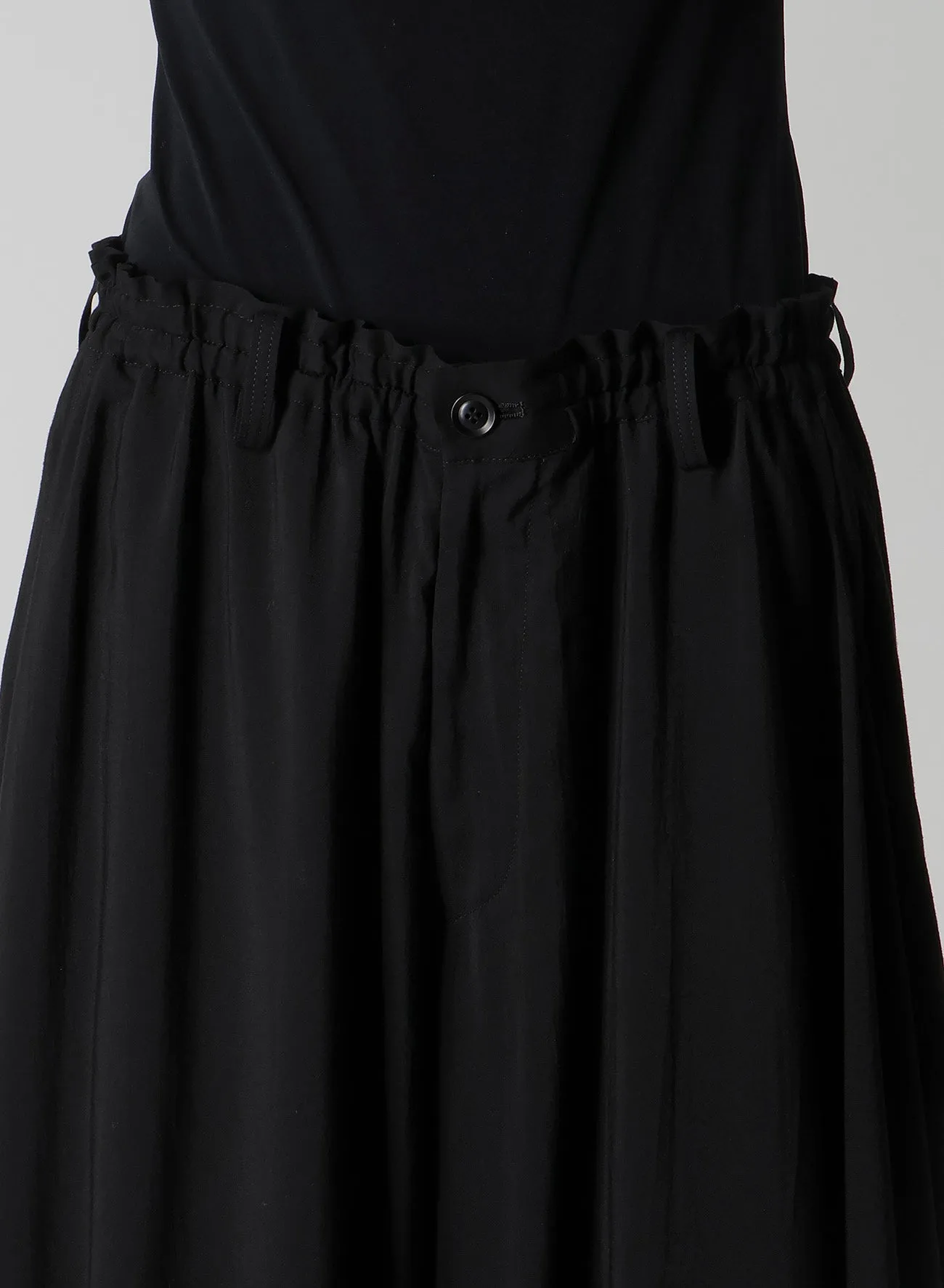 HARD-TWIST SERGE LEFT DOUBLE BUTTON OPEN PANTS sold by Yohji Yamamoto product image thumbnail 5