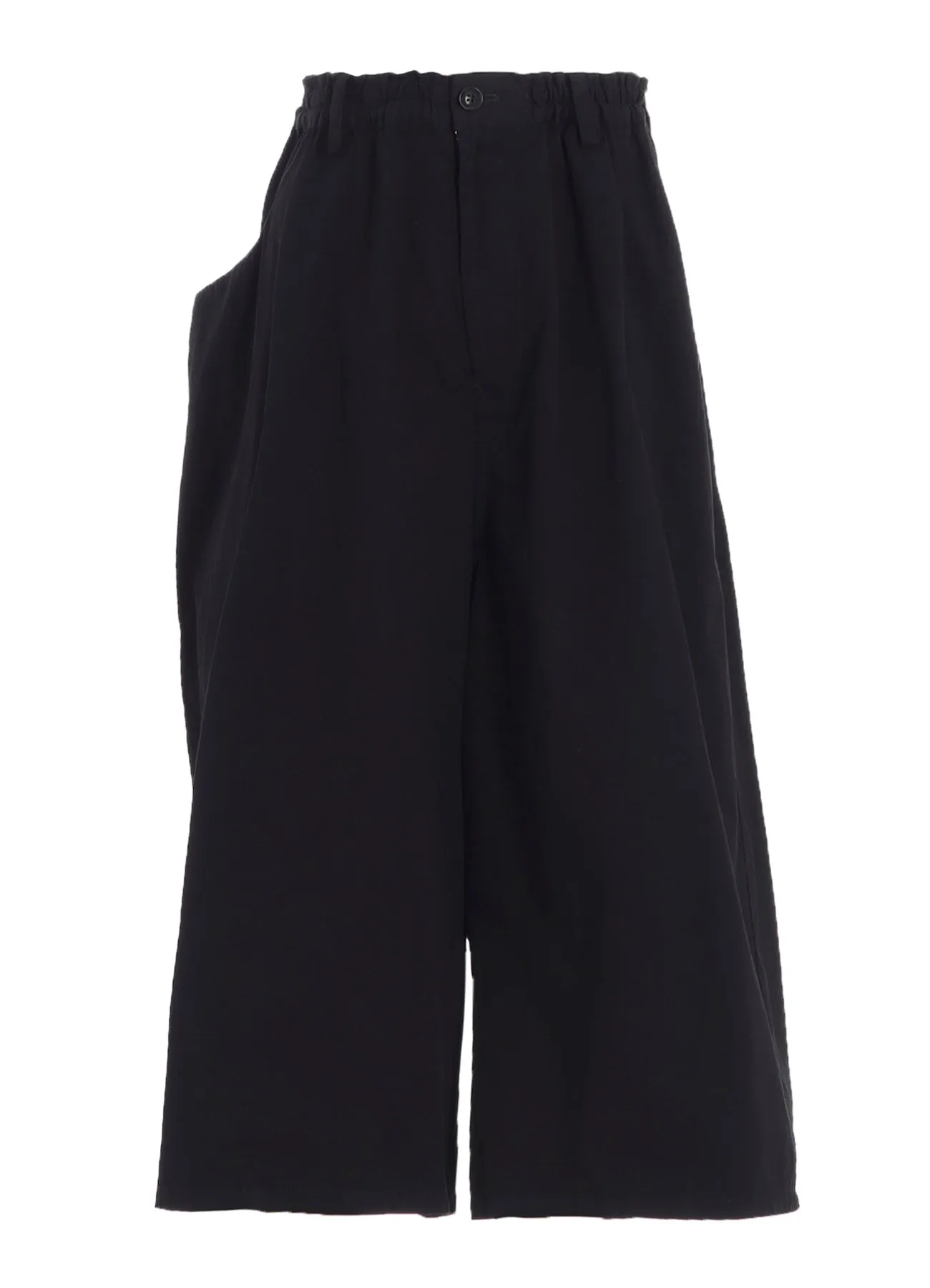 COTTON TWILL GARMENT DYE RIGHT SIDE DRAPE PANTS sold by Yohji Yamamoto product image thumbnail 2
