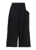 COTTON TWILL GARMENT DYE RIGHT SIDE DRAPE PANTS sold by Yohji Yamamoto