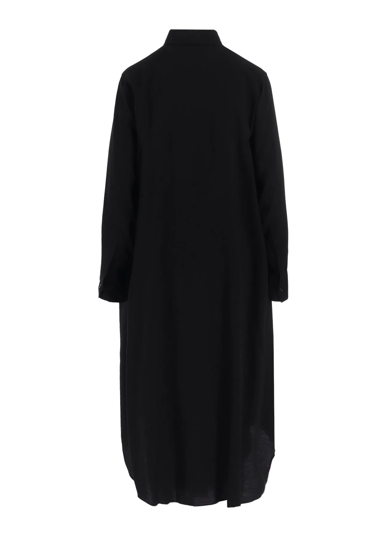 HARD-TWIST SERGE CLOTH PLACKET DRESS sold by Yohji Yamamoto product image thumbnail 3