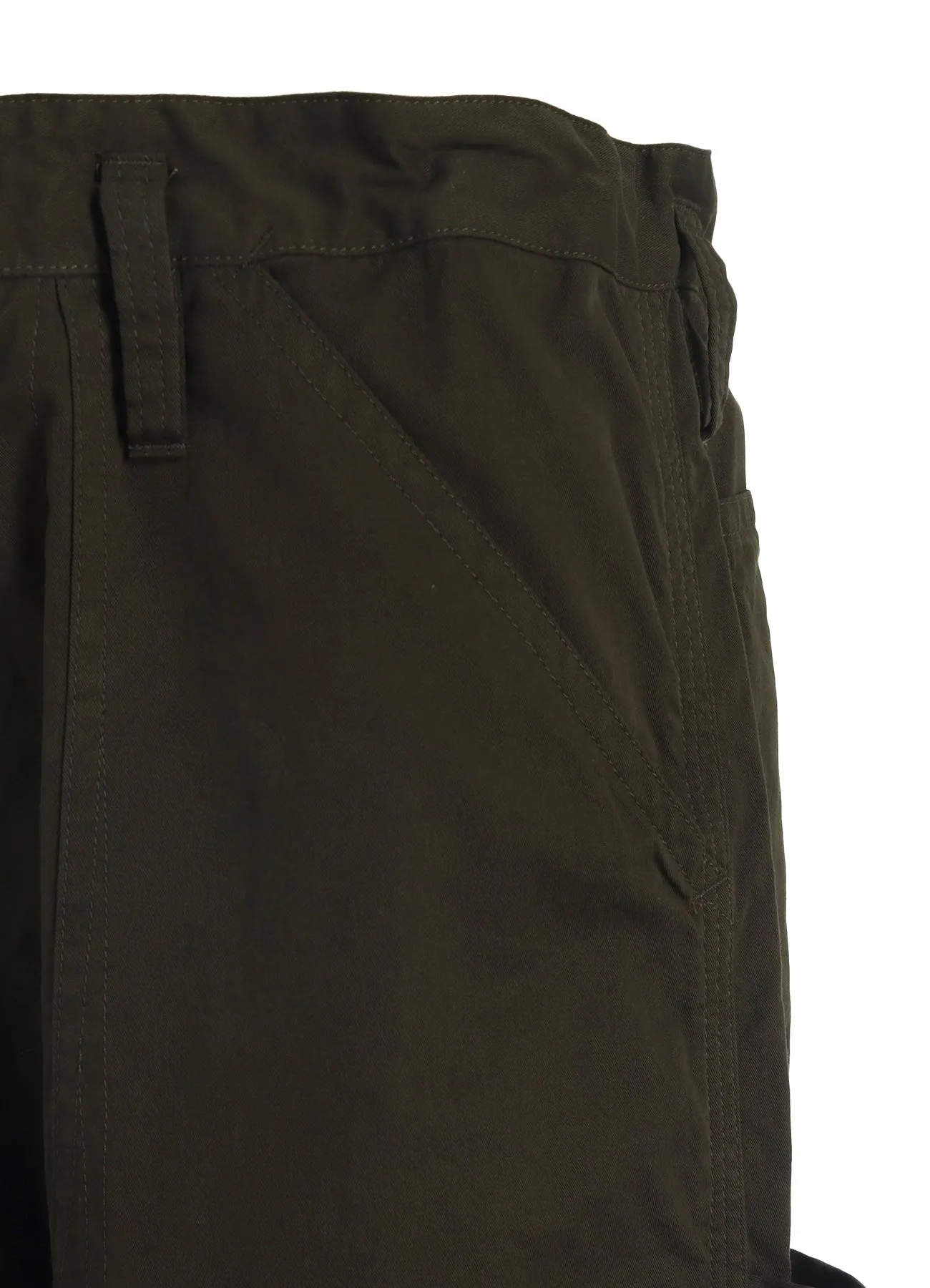 COTTON TWILL GARMENT DYE WORK PANTS sold by Yohji Yamamoto product image thumbnail 5