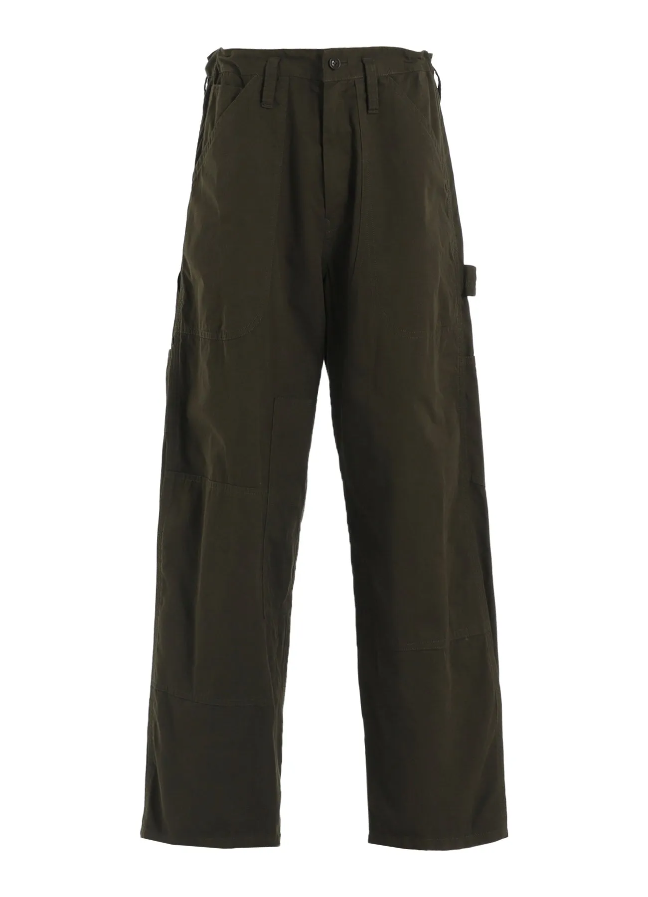 COTTON TWILL GARMENT DYE WORK PANTS sold by Yohji Yamamoto product image thumbnail 2