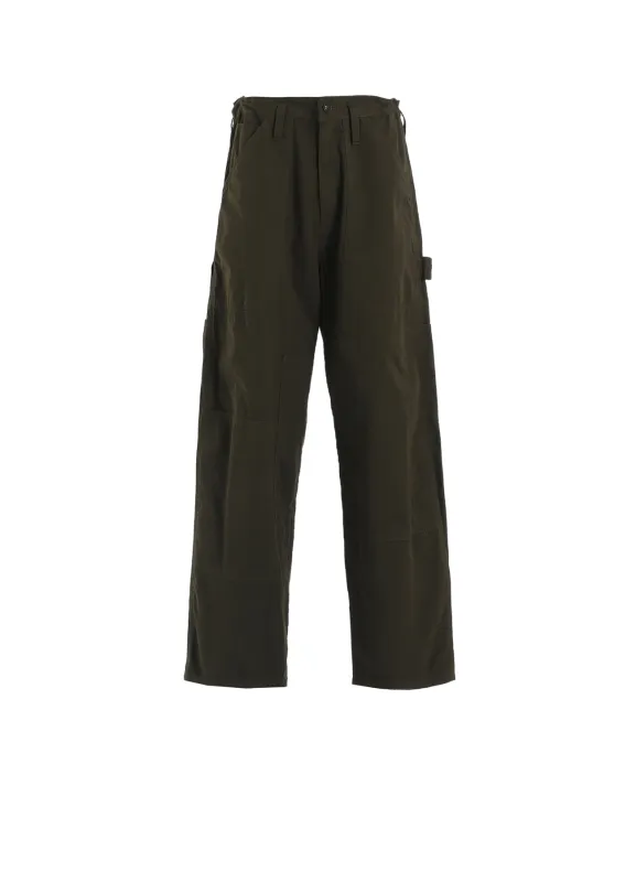 COTTON TWILL GARMENT DYE WORK PANTS sold by Yohji Yamamoto