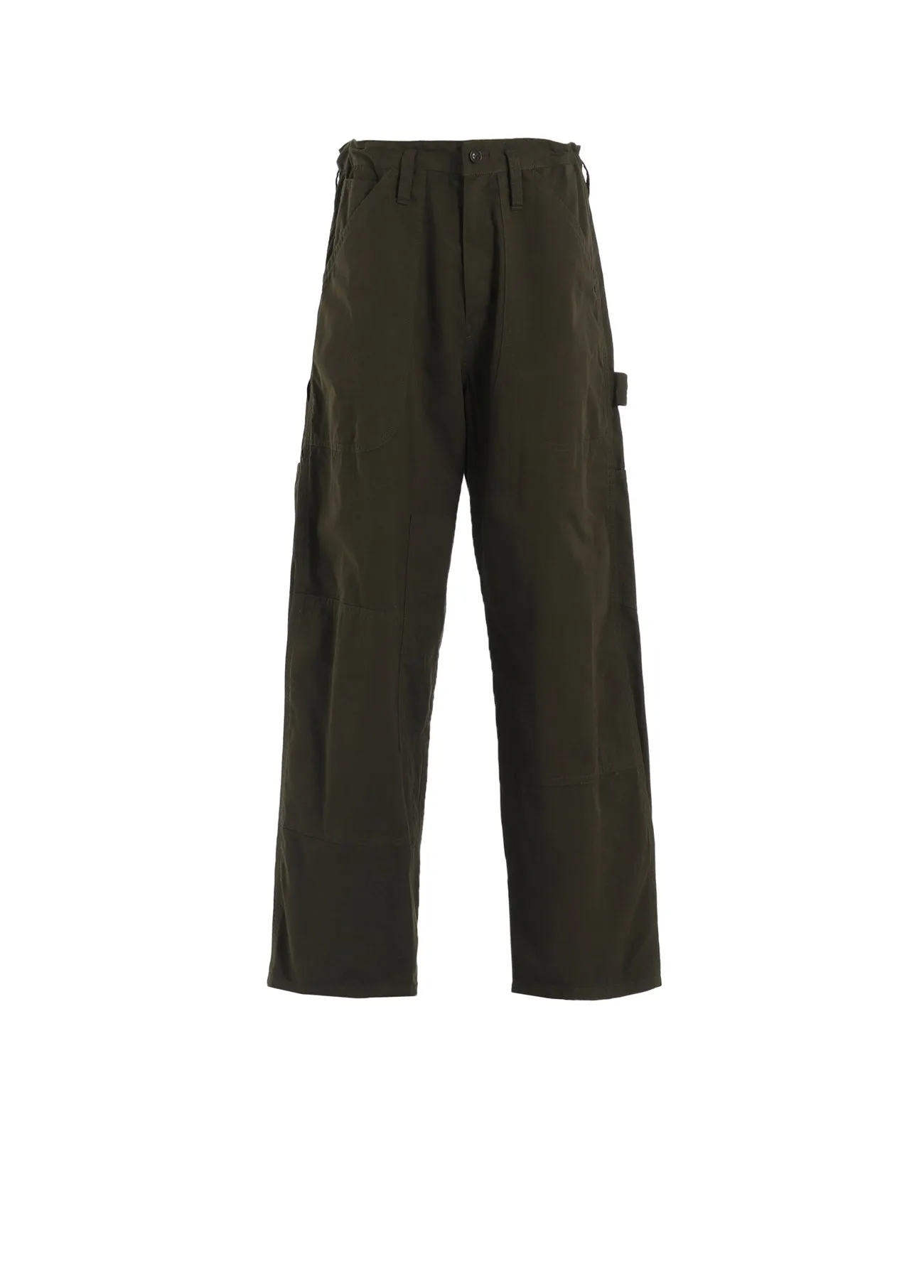COTTON TWILL GARMENT DYE WORK PANTS sold by Yohji Yamamoto